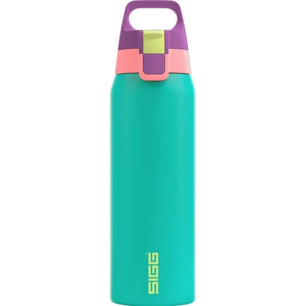Sigg - Edelstahl Trinkflasche - Shield ONE - Einwandig & Federleicht - Für kohlensäurehaltige Getränke geeignet - Ausla…