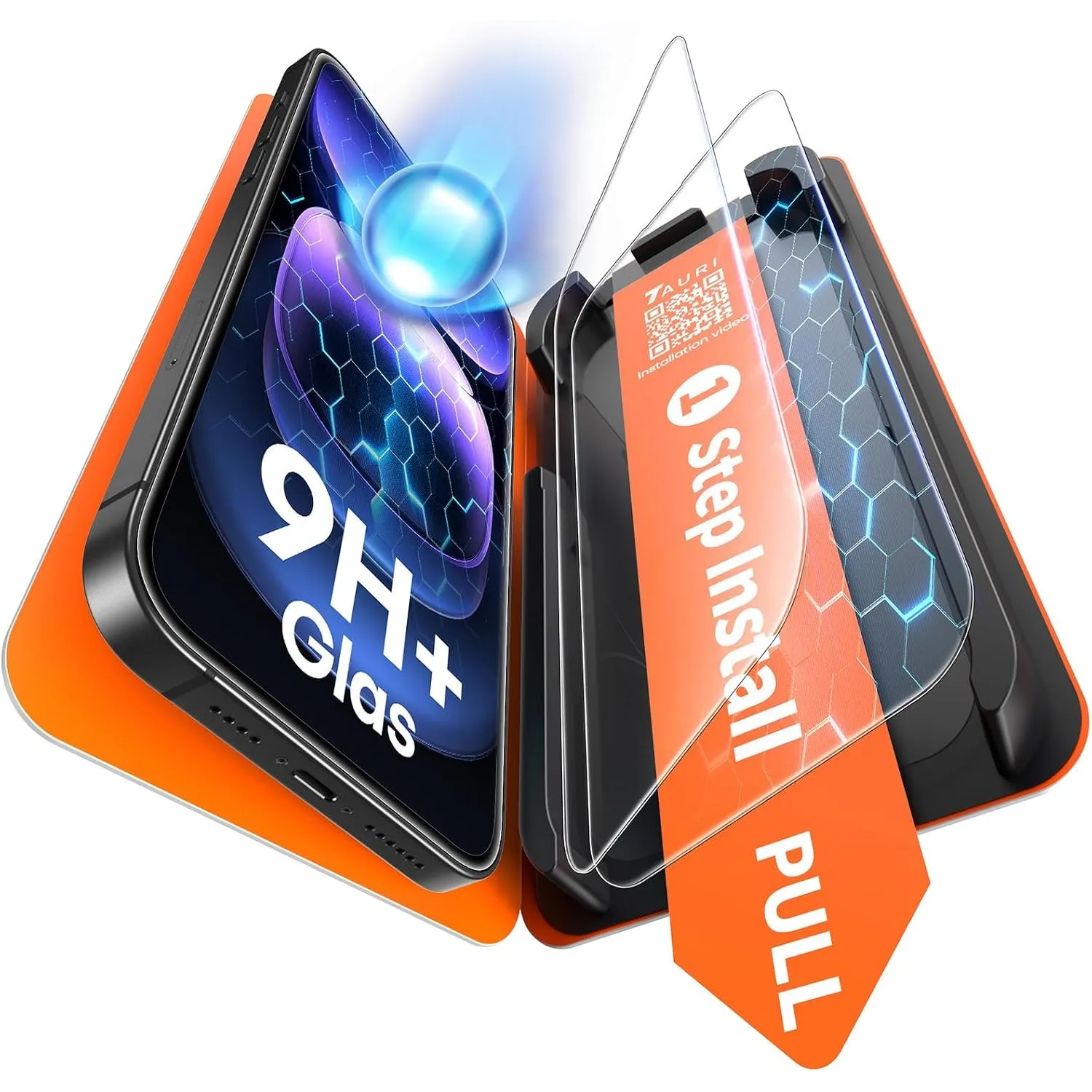 TAURI für iPhone 17e Panzerglas 6,1 Zoll - 2 Stück