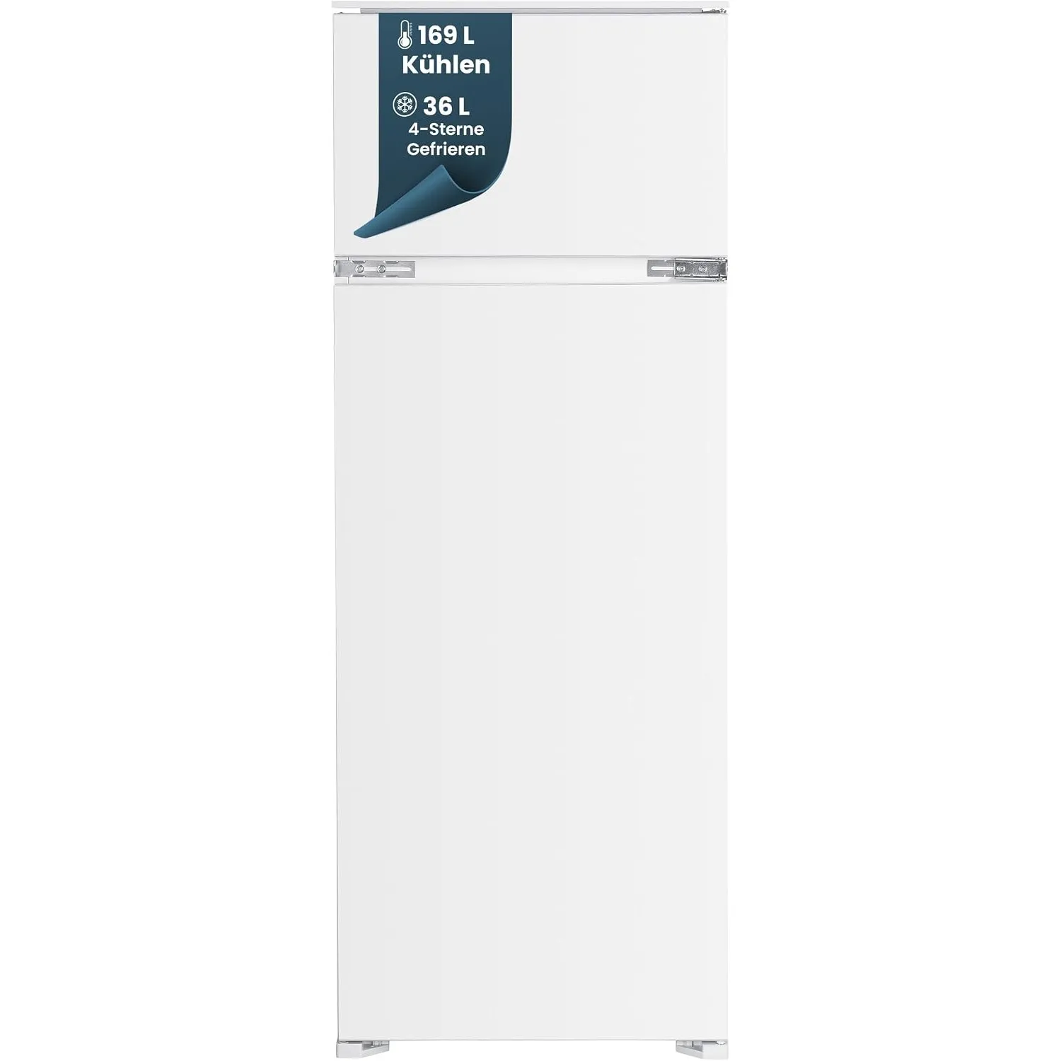 homeX CFB2051E Einbaukühlschrank mit Gefrierfach 145cm Nische 205 Liter