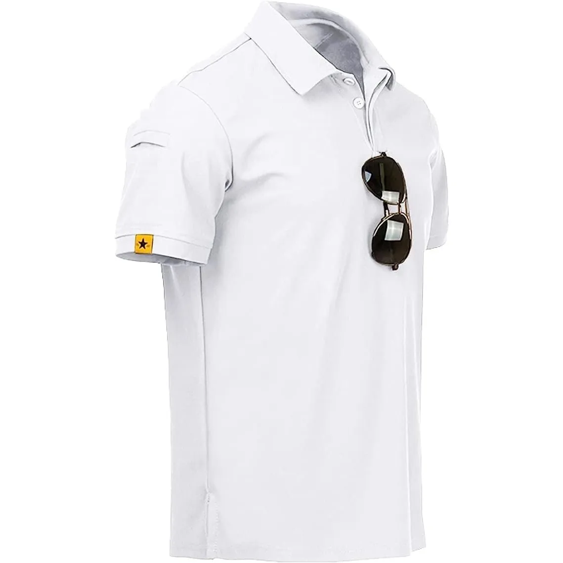 JACKETOWN Poloshirts Herren Kurzarm Atmungsaktives Schnelltrocknend Poloshirts Männer Tennis Sommer Knopfleiste T-Shirt…