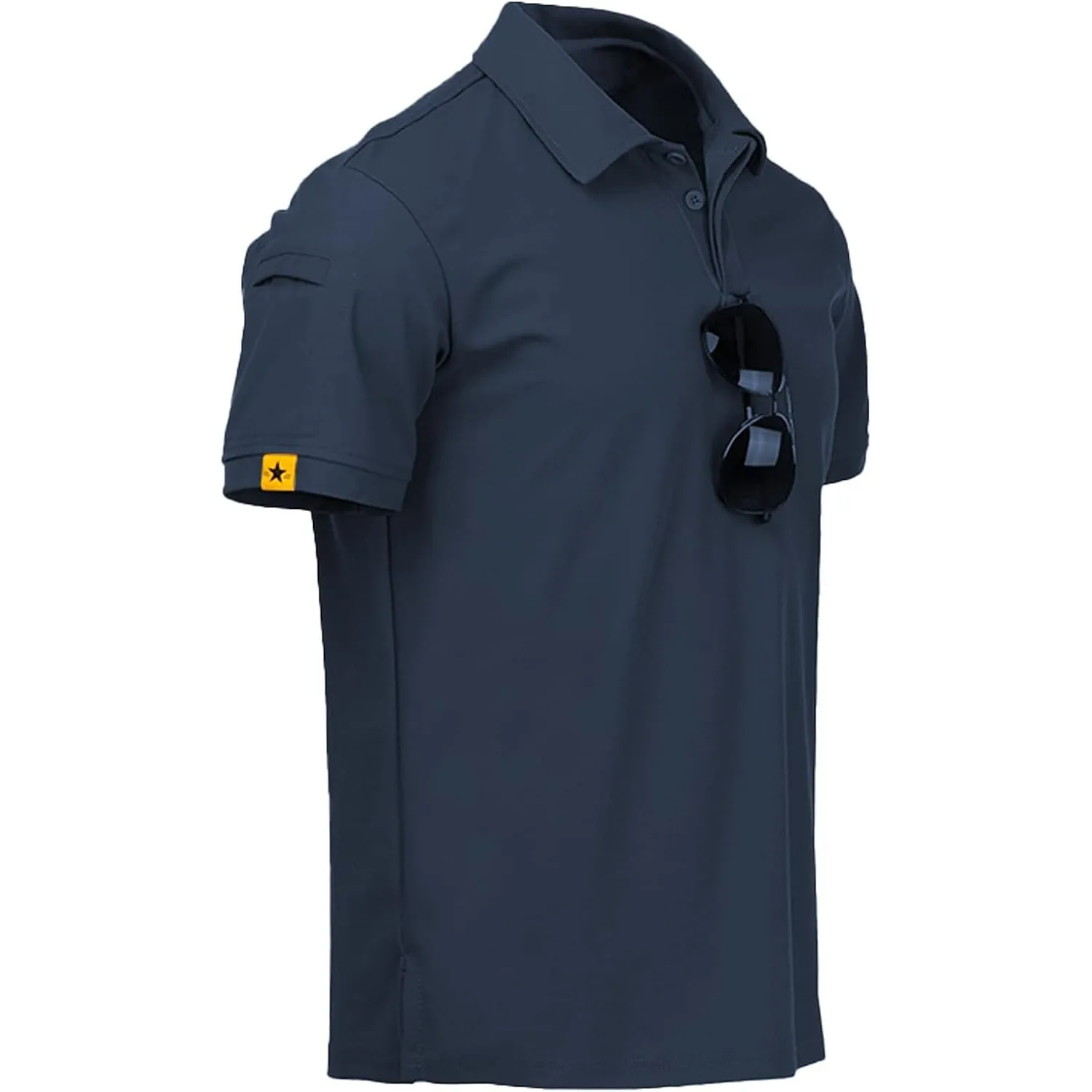 JACKETOWN Poloshirts Herren Kurzarm Atmungsaktives Funktionsshirt, M-3XL. | Polohemd Herren Atmungsaktives Sommer Knopf…