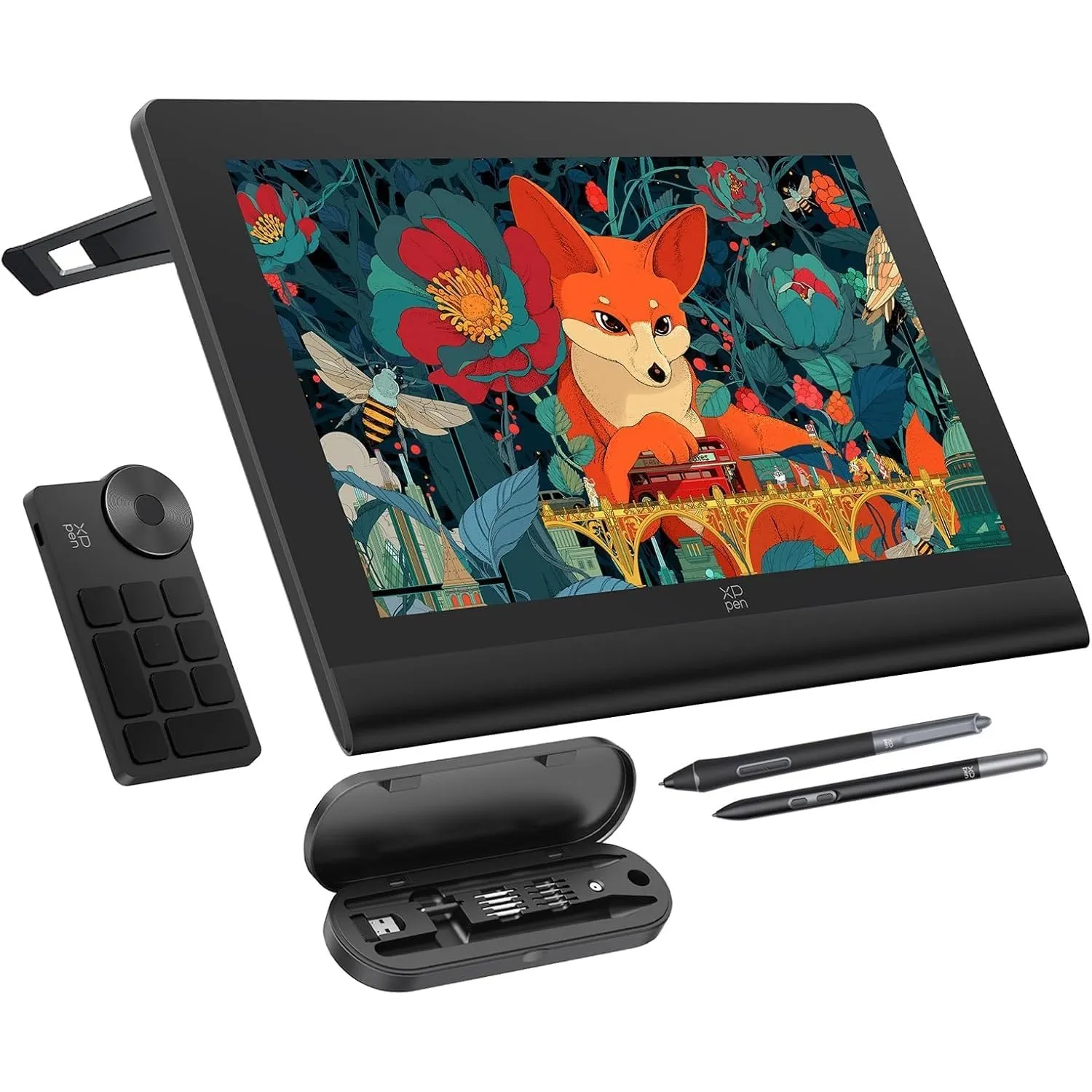 XPPen Artist Ultra 16 Grafiktablett mit Display für PC - 15,6 Zoll OLED 4K