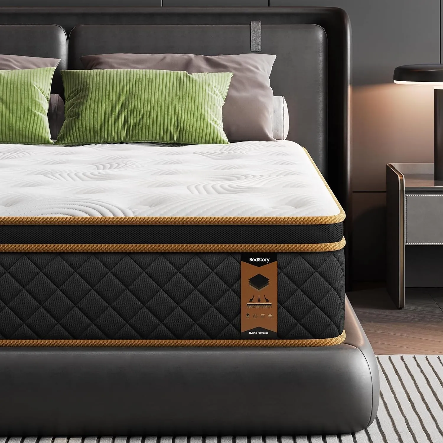 BedStory Taschenfederkernmatratze 140x200cm | Härtegrad H3 | Höhe 26cm