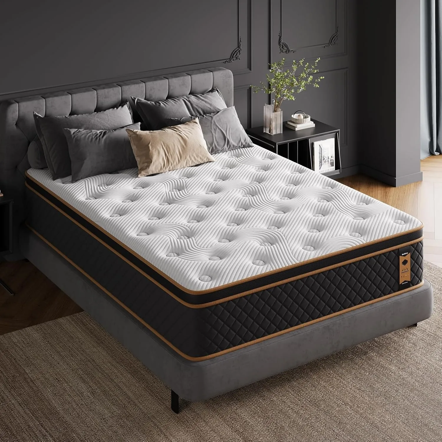 BedStory Taschenfederkernmatratze 140x200cm | Härtegrad H3 | Höhe 31cm