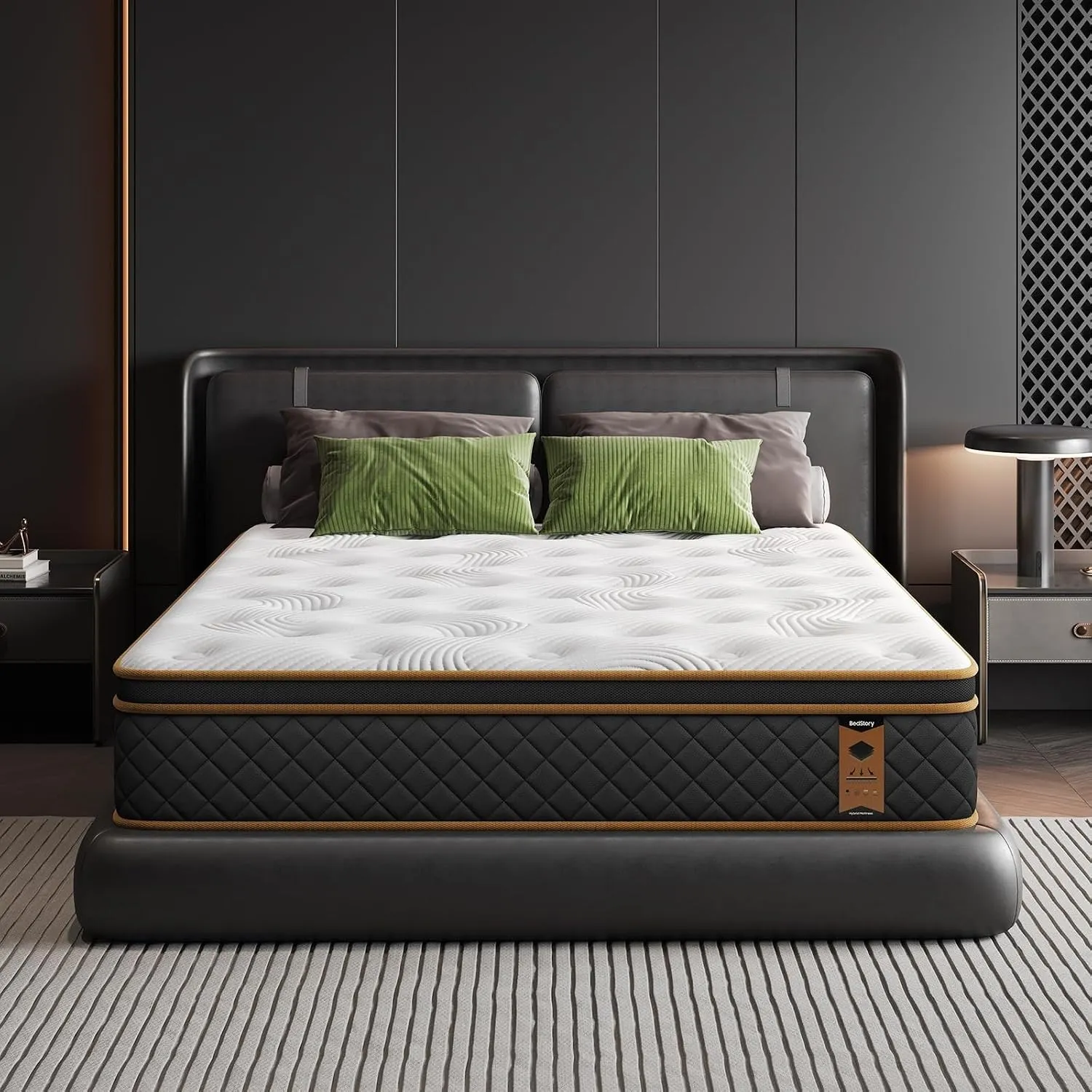 BedStory Taschenfederkernmatratze 90x200cm | Härtegrad H3 | Höhe 26cm