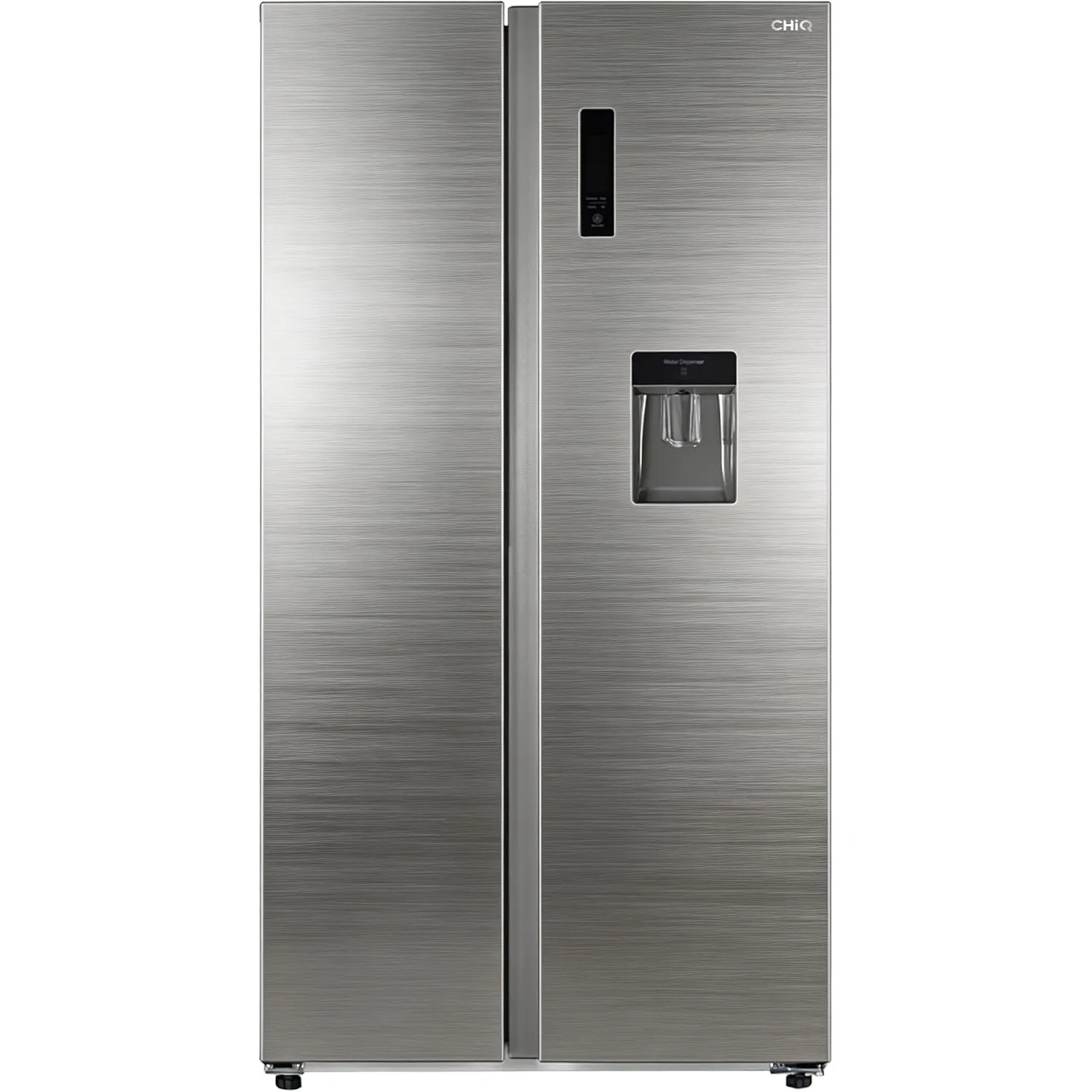 CHiQ Side By Side Kühlschrank, 562L | 177 cm Hoch, 91 cm Breit | Total No Frost, Kühlschrank mit Wasserspender | -32 °C…