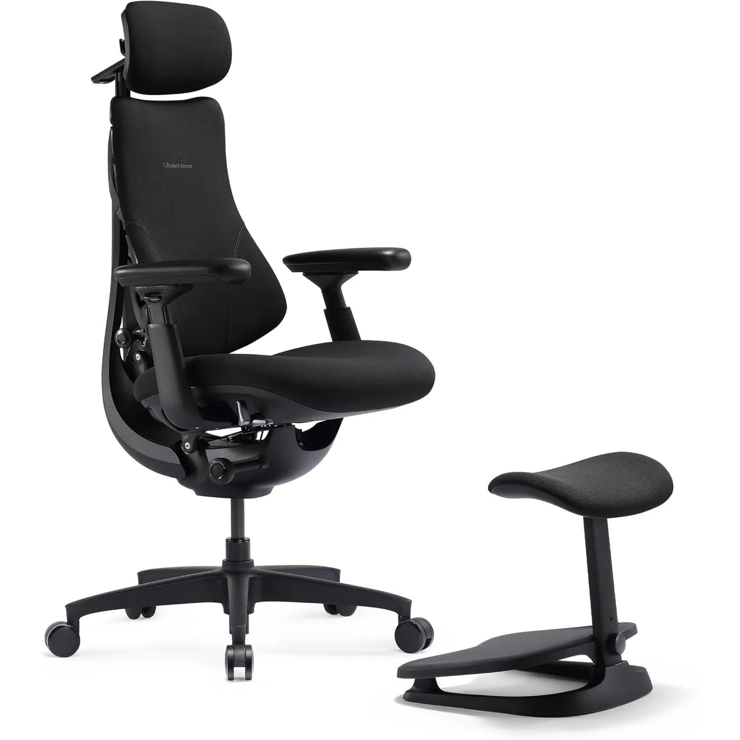 LiberNovo SE Ergonomischer Bürostuhl, Bürostuhl Ergonomisch mit Fußstütze