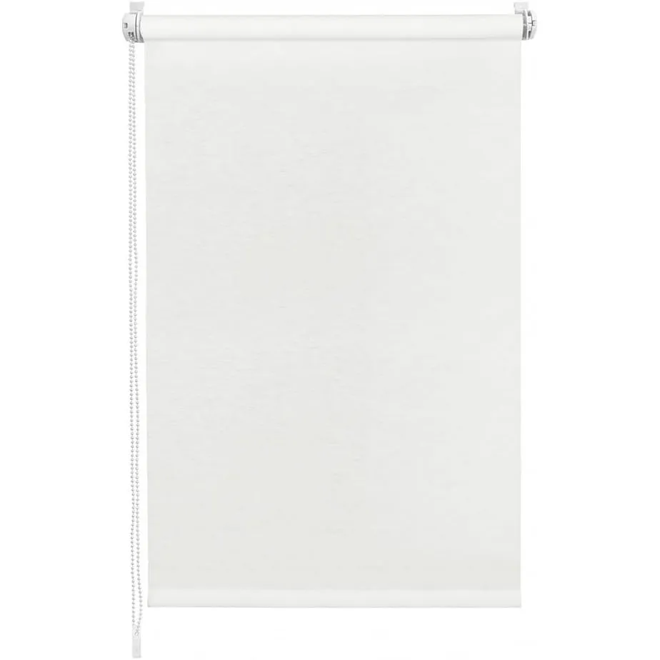 Sekey Lichtdurchlässig Seitenzugrollo ohne Bohren Klemmfix Fensterrollo Sichtschutz und Sonnenschutz 80x220cm Weiß