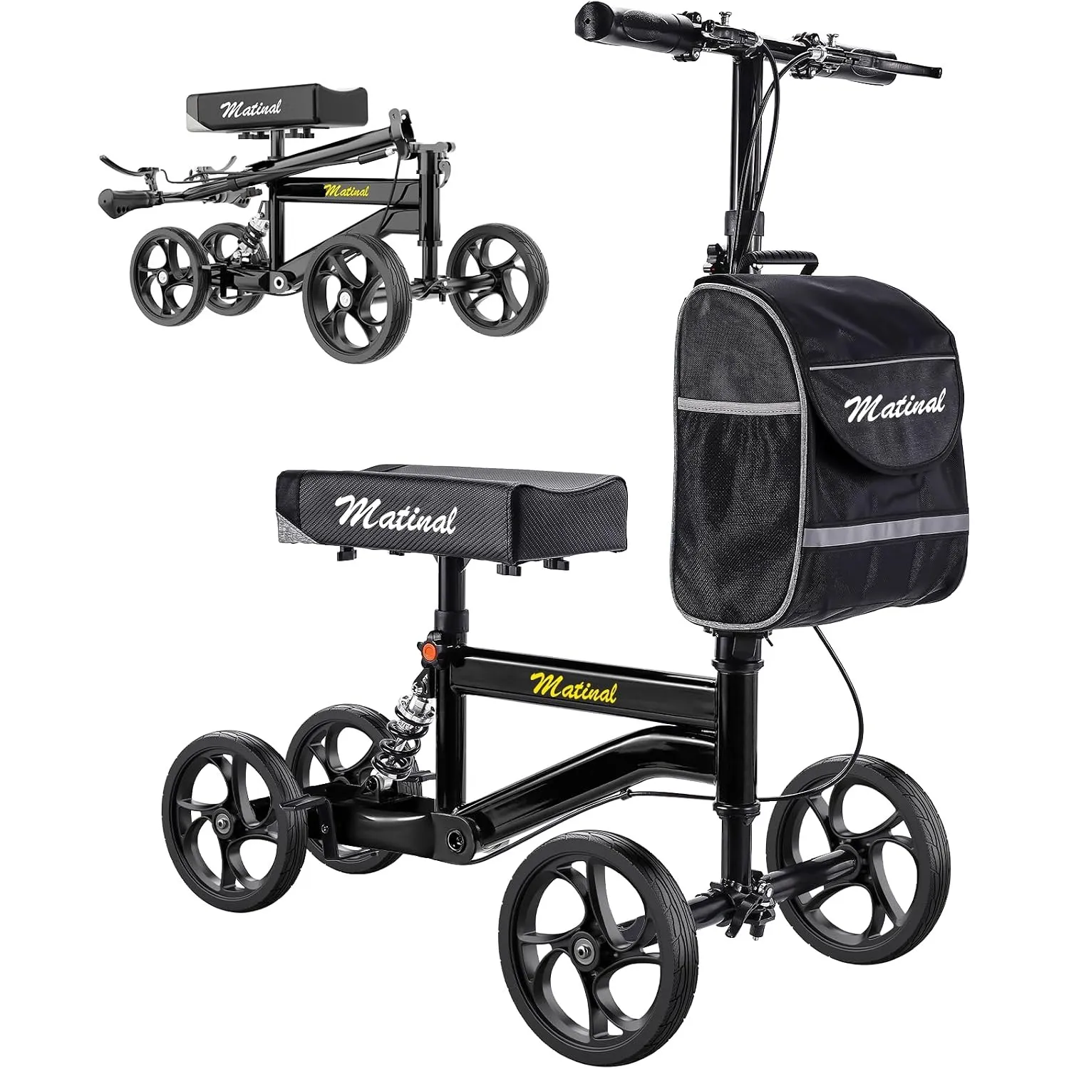 knie rollator für Erwachsene bei Fußverletzungen, 20 cm Vorderrad