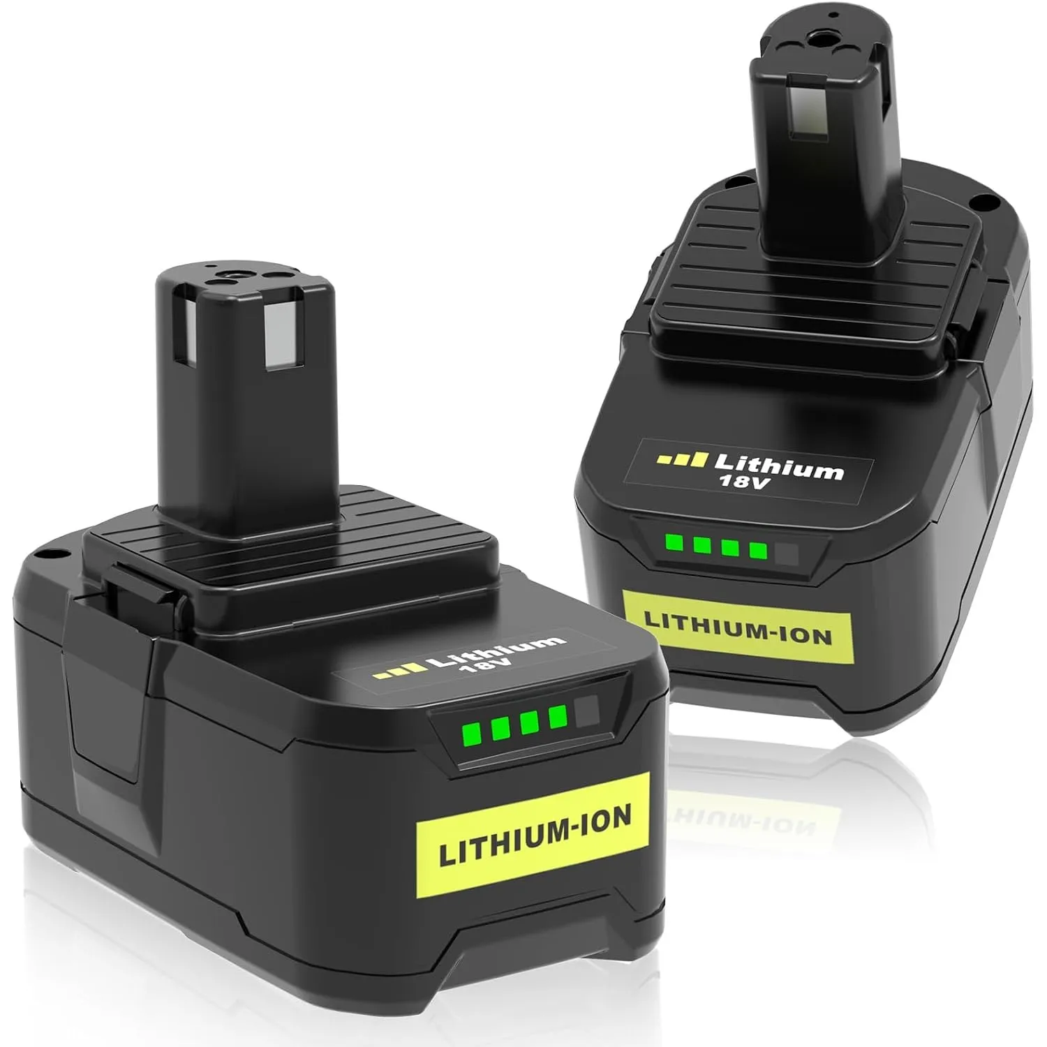 2 Stück 5.5Ah Ersatzakku für Ryobi Akku 18V