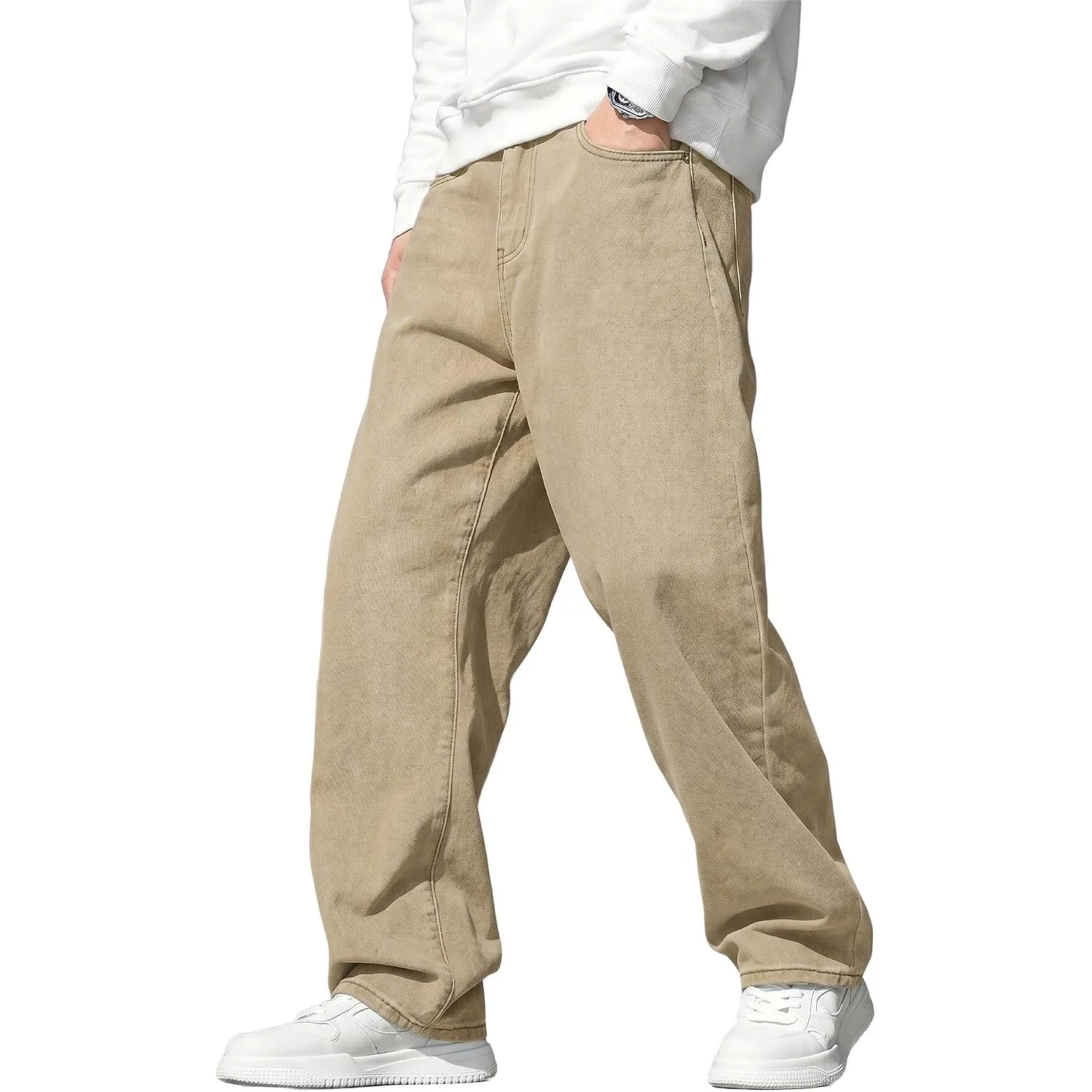 JMIERR Jeans Herren Baggy Stretch Y2K Denim Hose