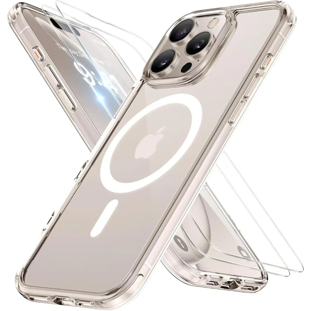 Miracase für iPhone 16 Pro Hülle für Magsafe [TOP Militärschutz & Magnetkraft] Stoßfest Kratzfest mit Samtiger Haptik H…