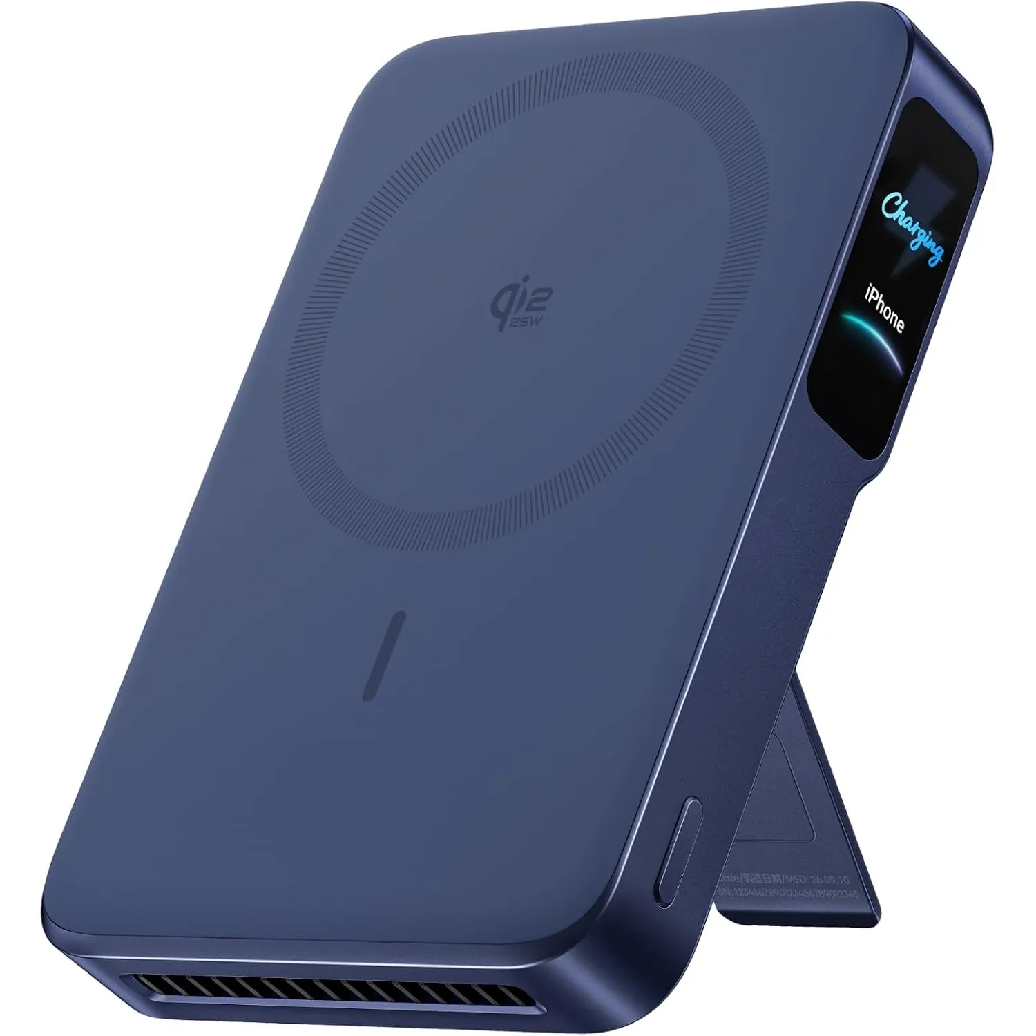 Anker MagGo Powerbank 2 Pro, Qi2.2 25W 10000mAh MagSafe Powerbank