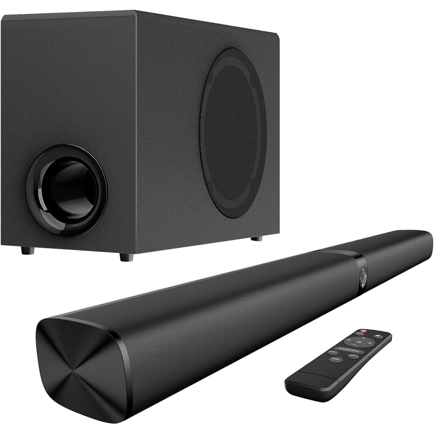 GarageRock Soundbar mit Subwoofer, 110W Surround Sound System mit Deep Bass&Auto Volume Boost&3 EQ Modi, Bluetooth 5.3/…