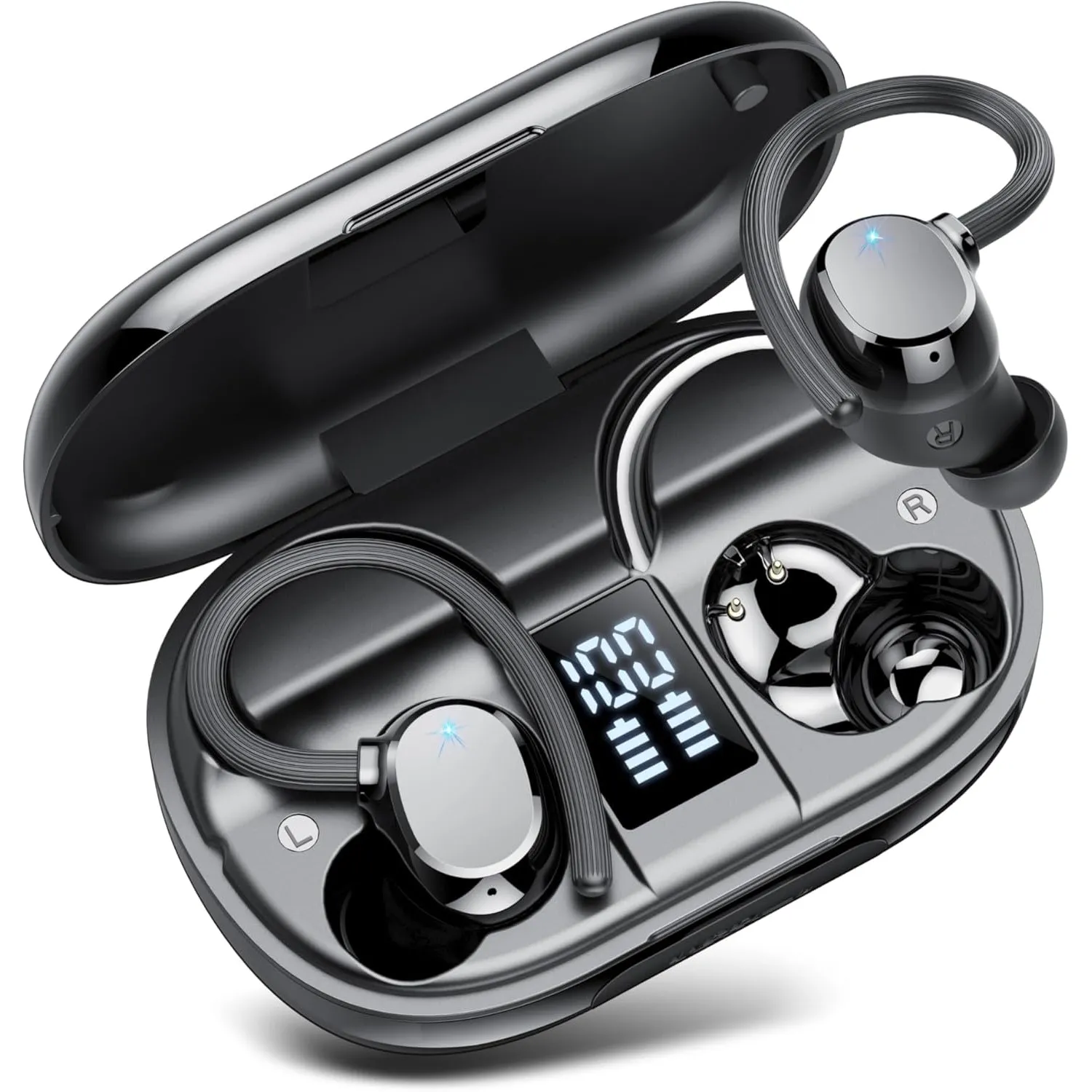 Bluetooth Kopfhörer, Kopfhörer Kabellos Bluetooth 5.4, 128 Std Spielzeit Kabellose Kopfhörer mit 4 ENC Noise Cancelling…