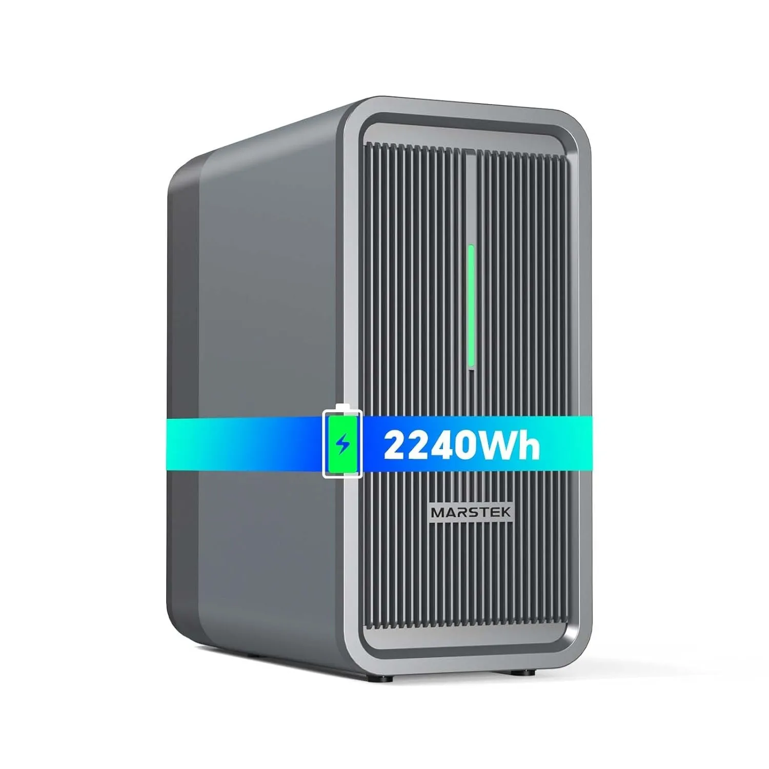 Marstek B2500 Balkonkraftwerk mit Speicher 2026 Updated,2240Wh LiFePO4 Akku,2 MPPT, 1600W PV-Eingang, 800W DC-Ausgang,E…