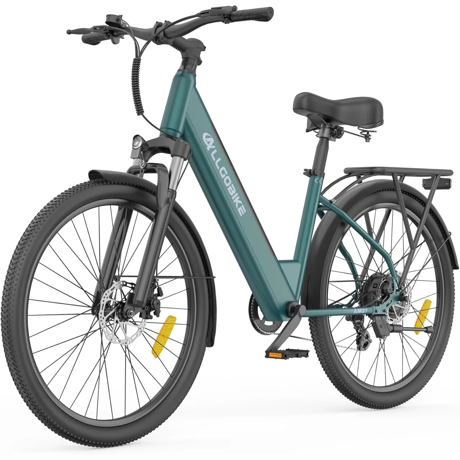 E Bike Herren Damen 27,5 Zoll, Elektrofahrrad City Trekkingrad mit 36V 15Ah Akku bis 100 km, 250W Pedelec bis 25 km/h, …