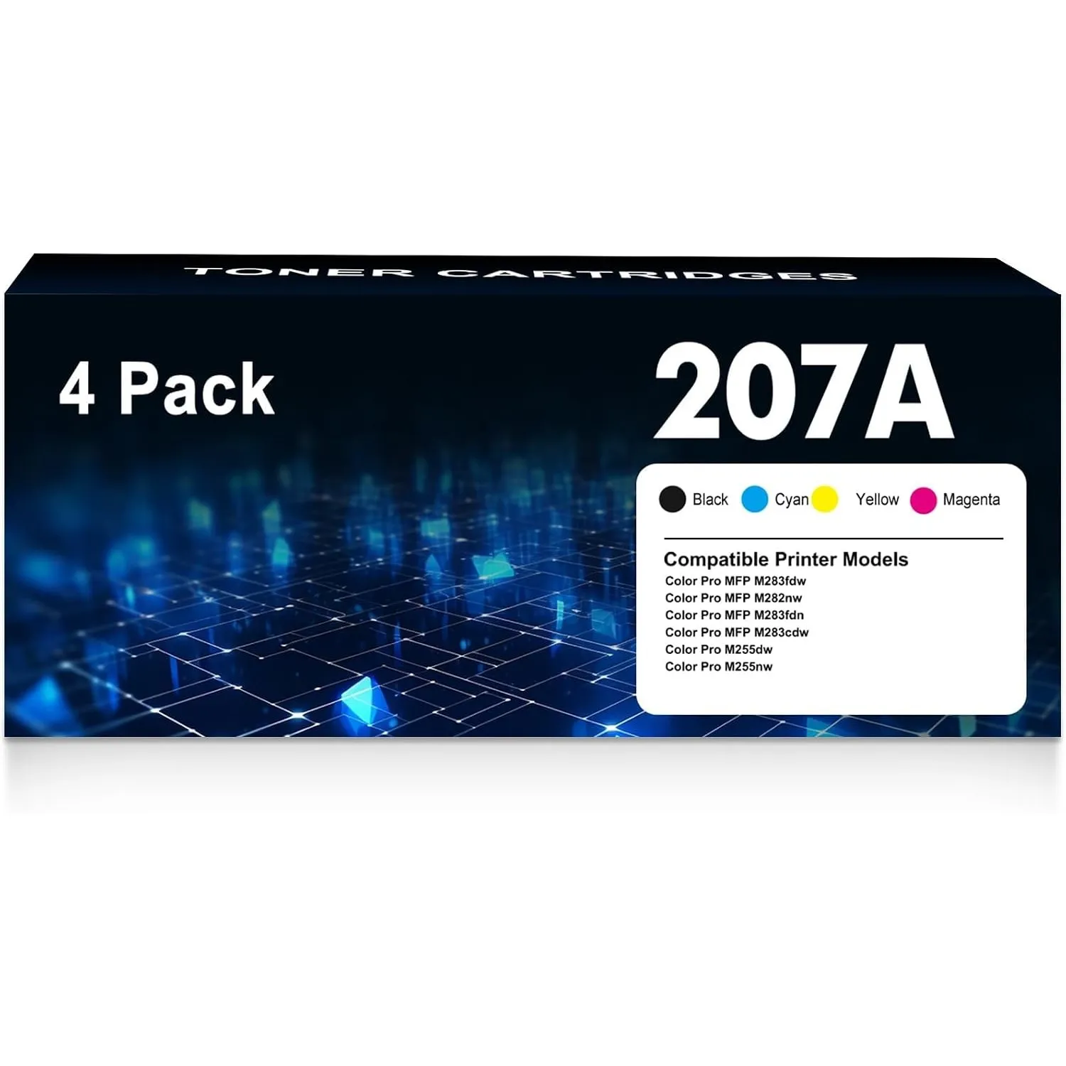 207A 207X MFP M283fdw Toner Kompatibel für HP 207A 207X Toner Set für HP Color LaserJet Pro MFP M283fdw M282nw M255dw M…