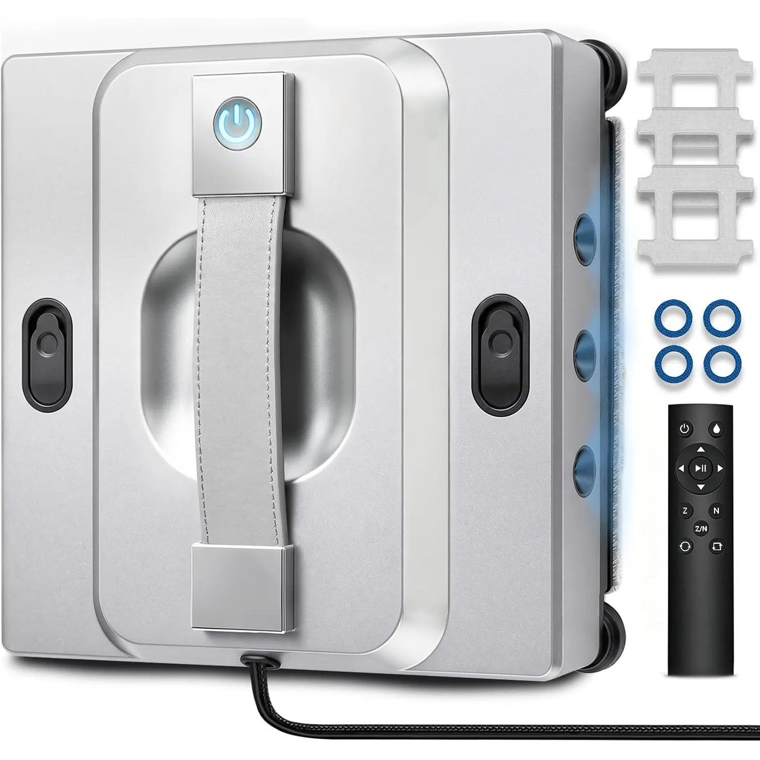 Fensterroboter mit 6 Ultraschalldüsen,window cleaning robot 110ML Tank,Grau
