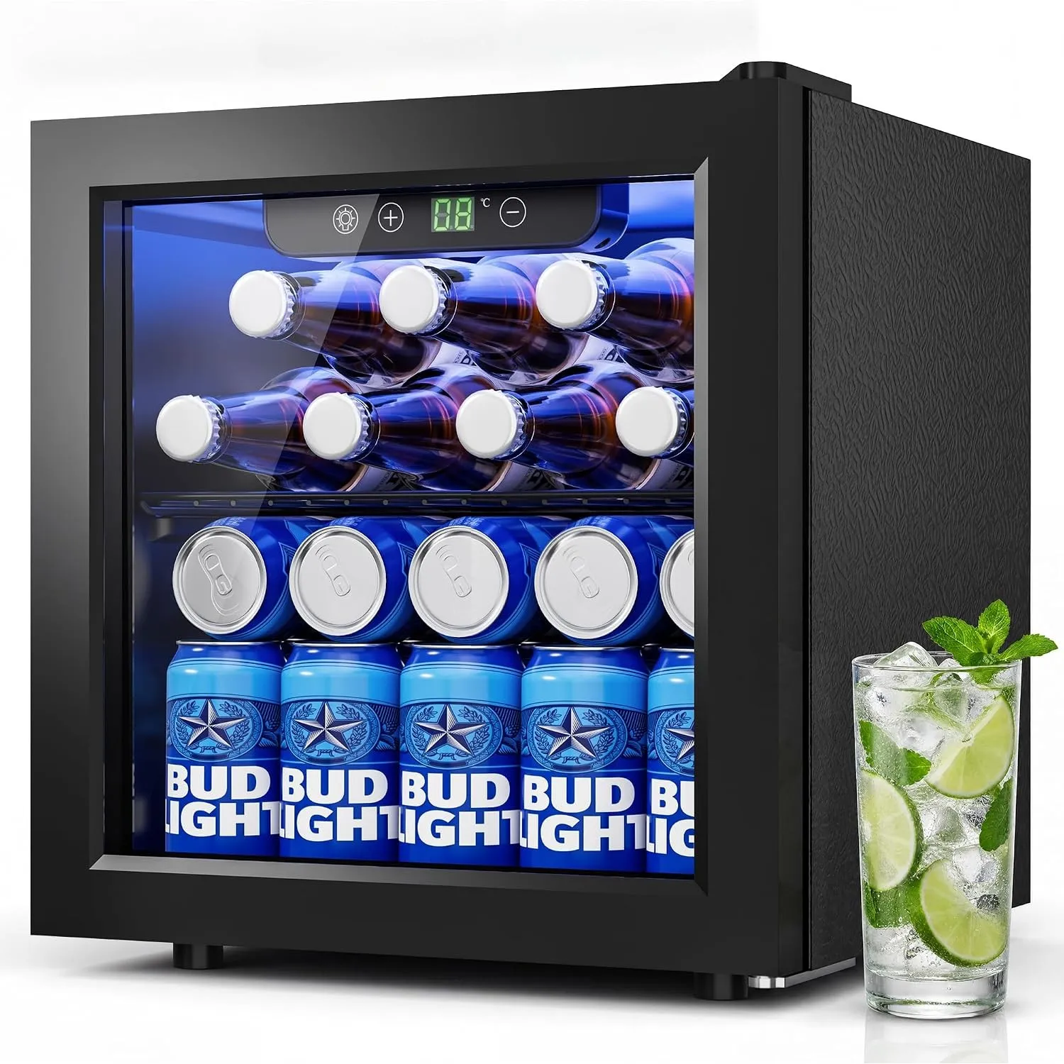 TRIUMPHKEY 36L Mini Kühlschrank, Leiser Getränkekühlschrank