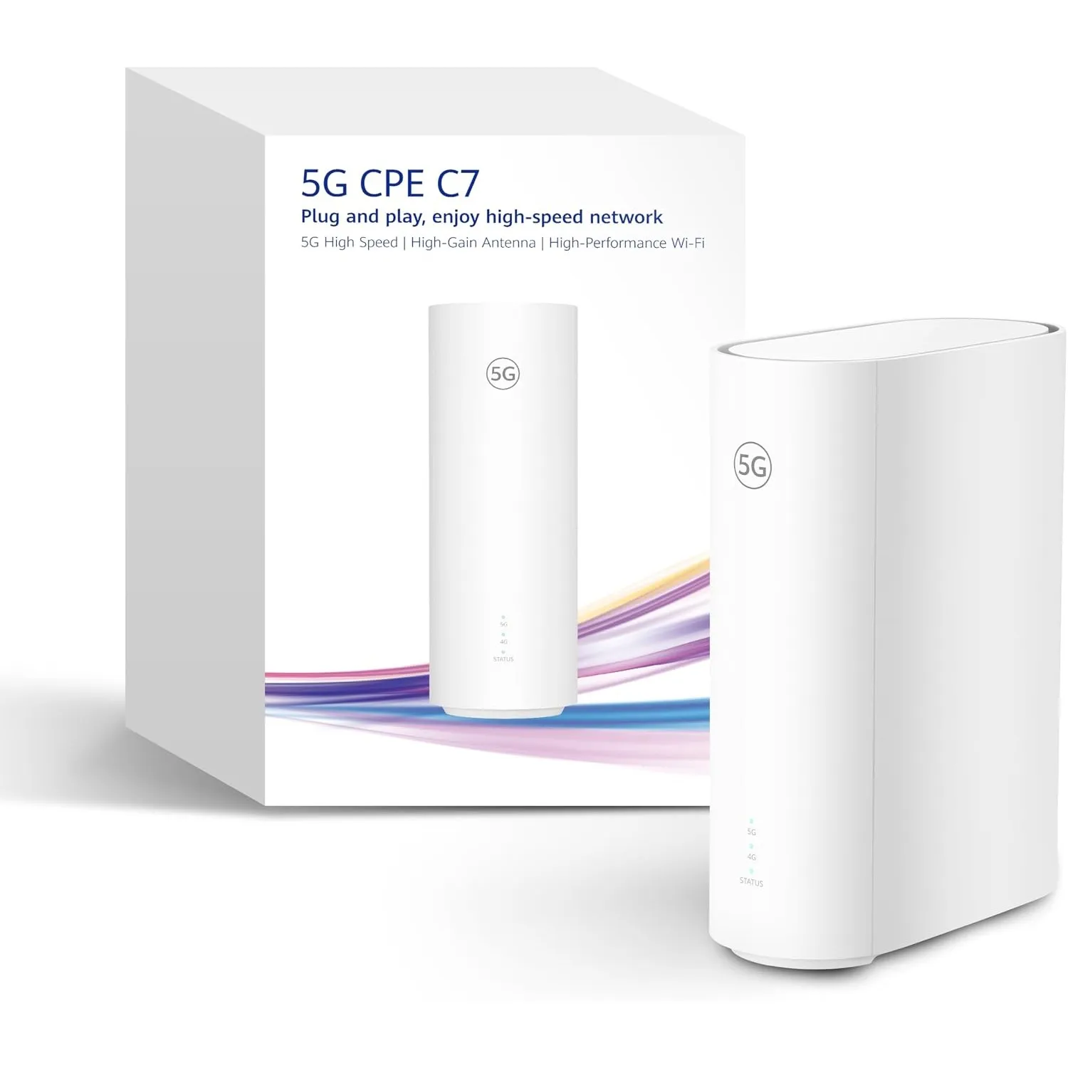 5G CPE C7 SIM-Router, Wi-Fi 6 AX3000, bis zu 5,8 Gbit/s, 2X Gigabit-LAN