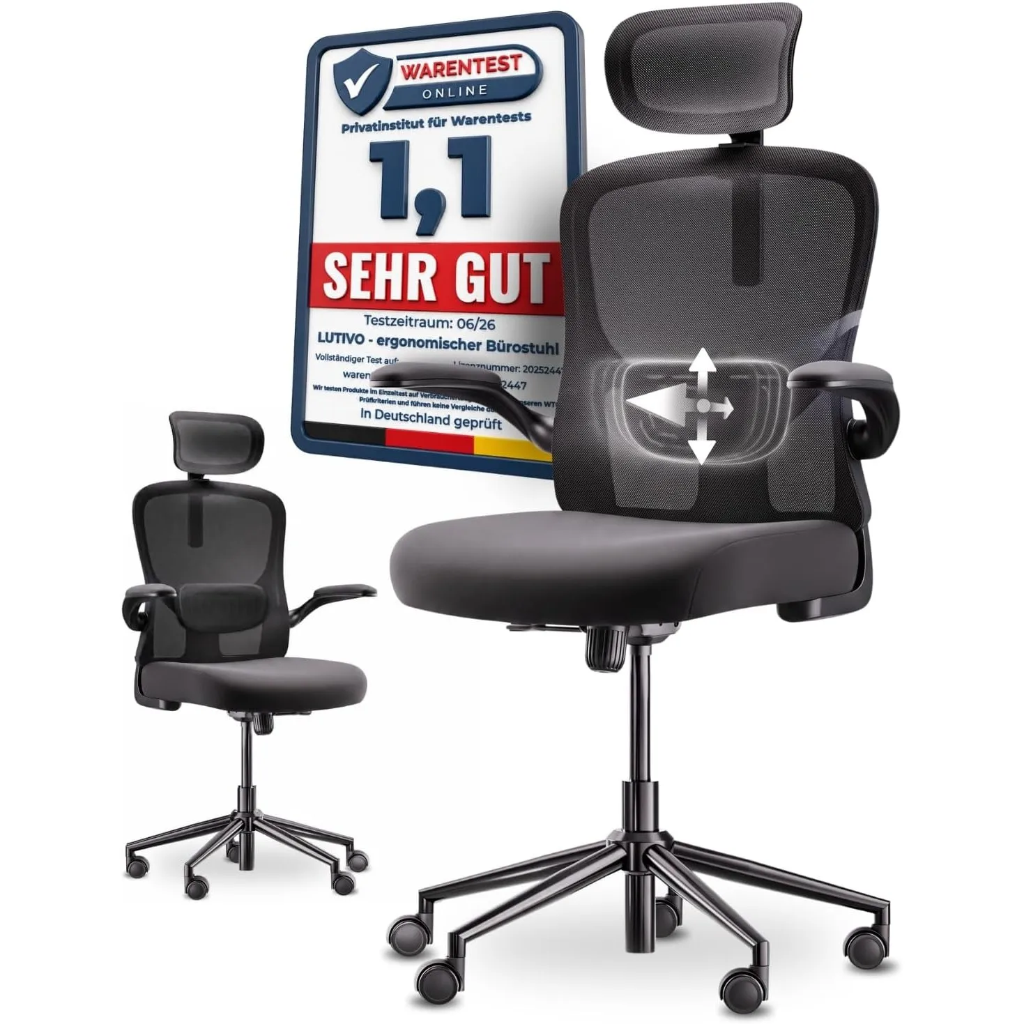 Charlie Bürostuhl Ergonomisch Schreibtischstuhl