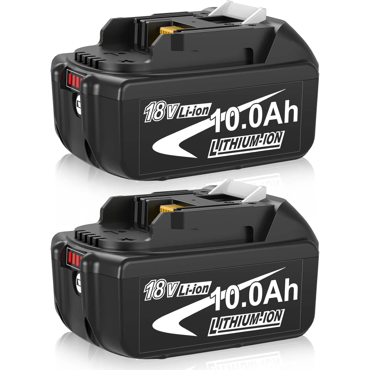 2X10.0Ah Ersatzakku für Makita Akku 18V 10000mAh für BL1860B BL1850B BL1850 BL1860 BL1845 BL1840 LXT-400