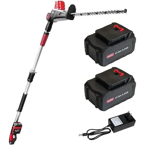 MZK 20V Teleskop Heckenschere Akku 2X 4,0Ah 57cm