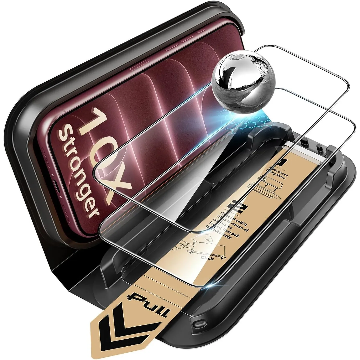 ESR 2 Stück für iPhone 18 Pro Max/17 Pro Max für Panzerglas, Armorite Pro