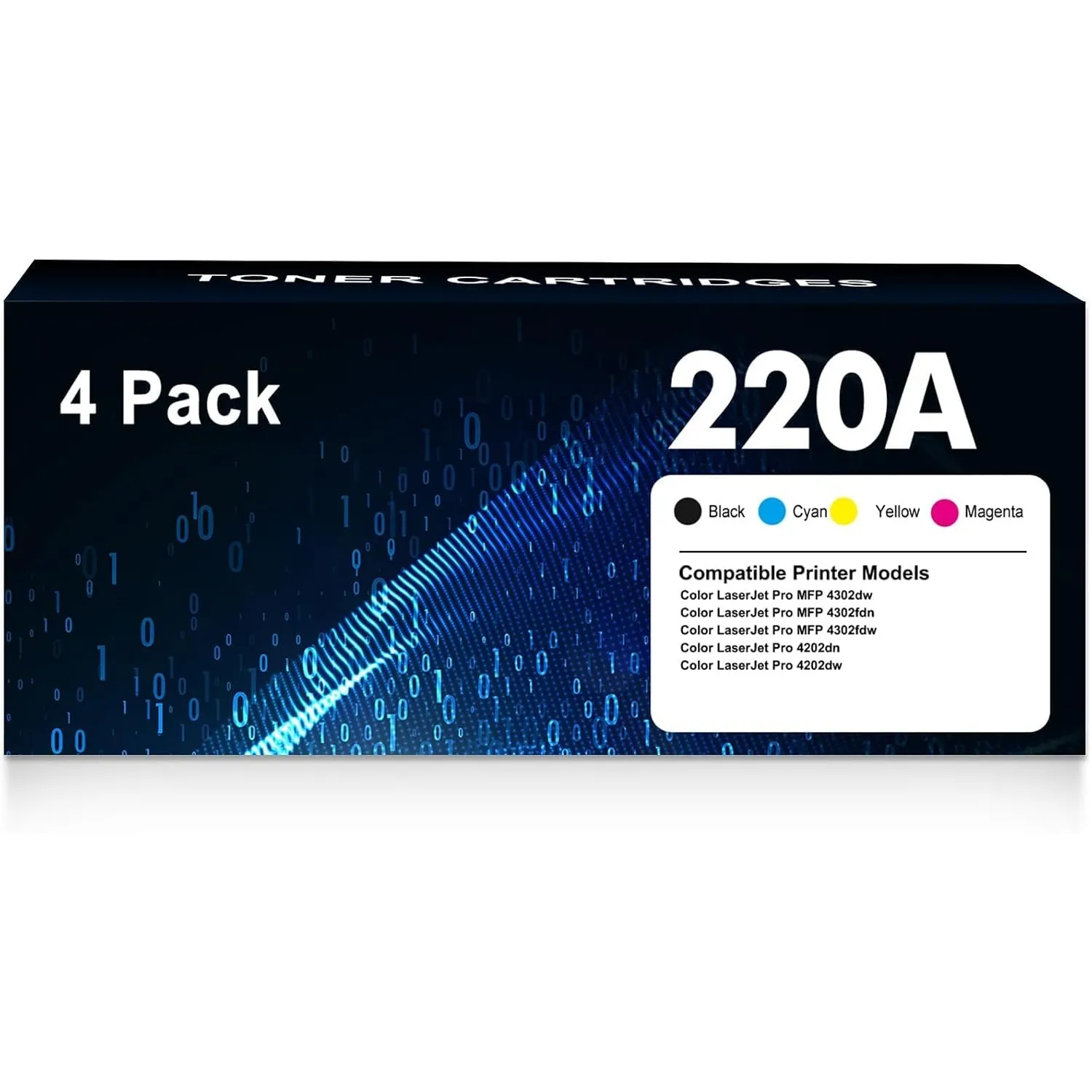 220A 4302dw Kompatibel für HP 220X Toner Set W2200A W2201A W2202A W2203A