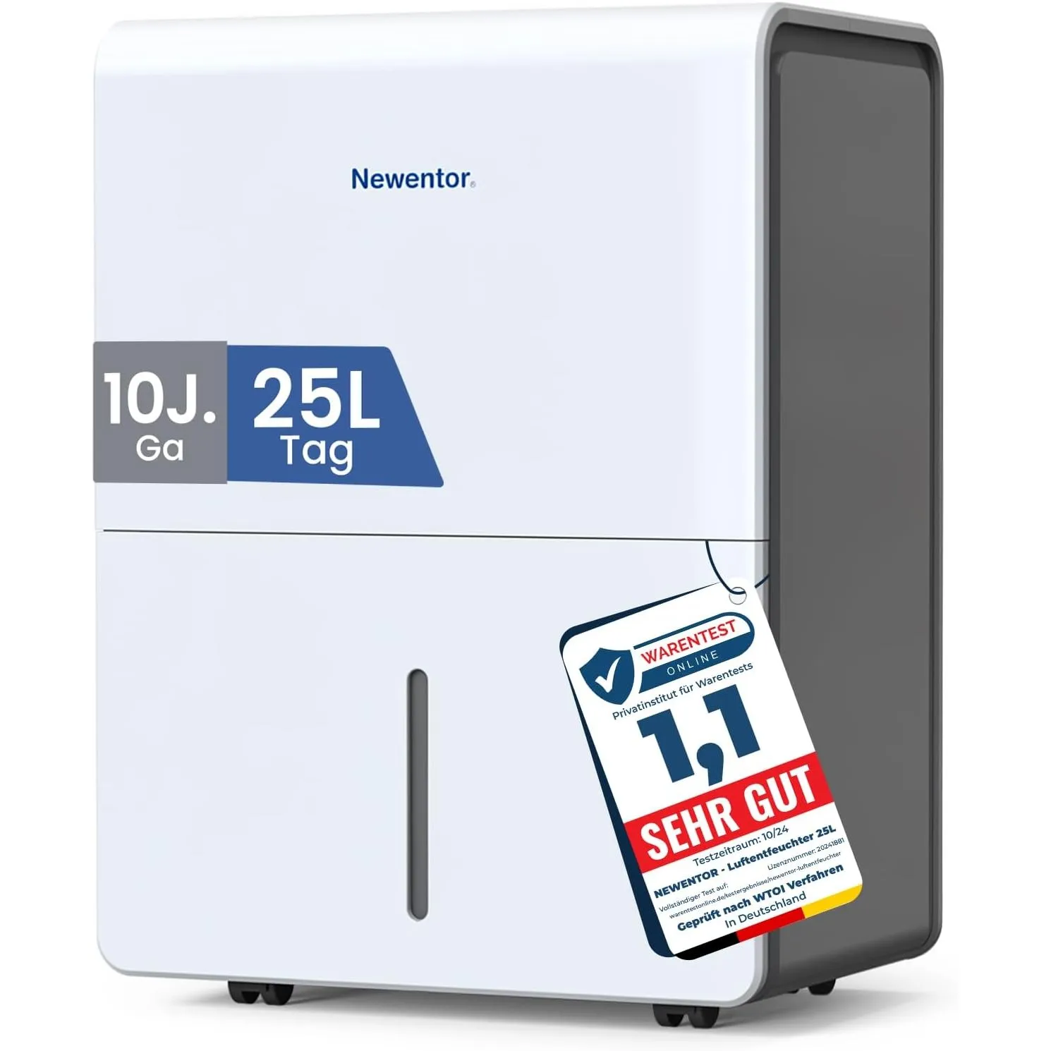 Newentor Luftentfeuchter elektrisch 25L pro, Entfeuchter elektrisch keller, Raumentfeuchter elektrisch, Dehumidifiers f…
