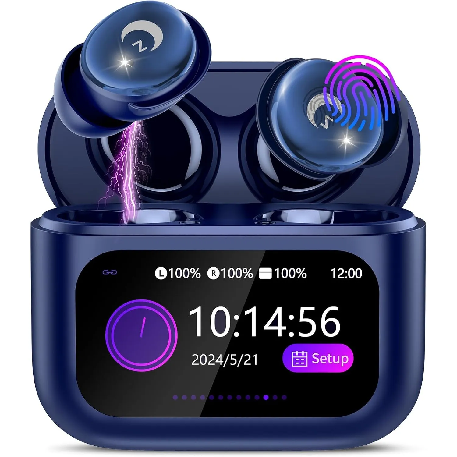 VEKJ Bluetooth Kopfhörer, Mini 48 Std Schlafkopfhörer Bluetooth 5.4 mit Touchscreen, 2026 Neue in Ear Kopfhörer Kabello…