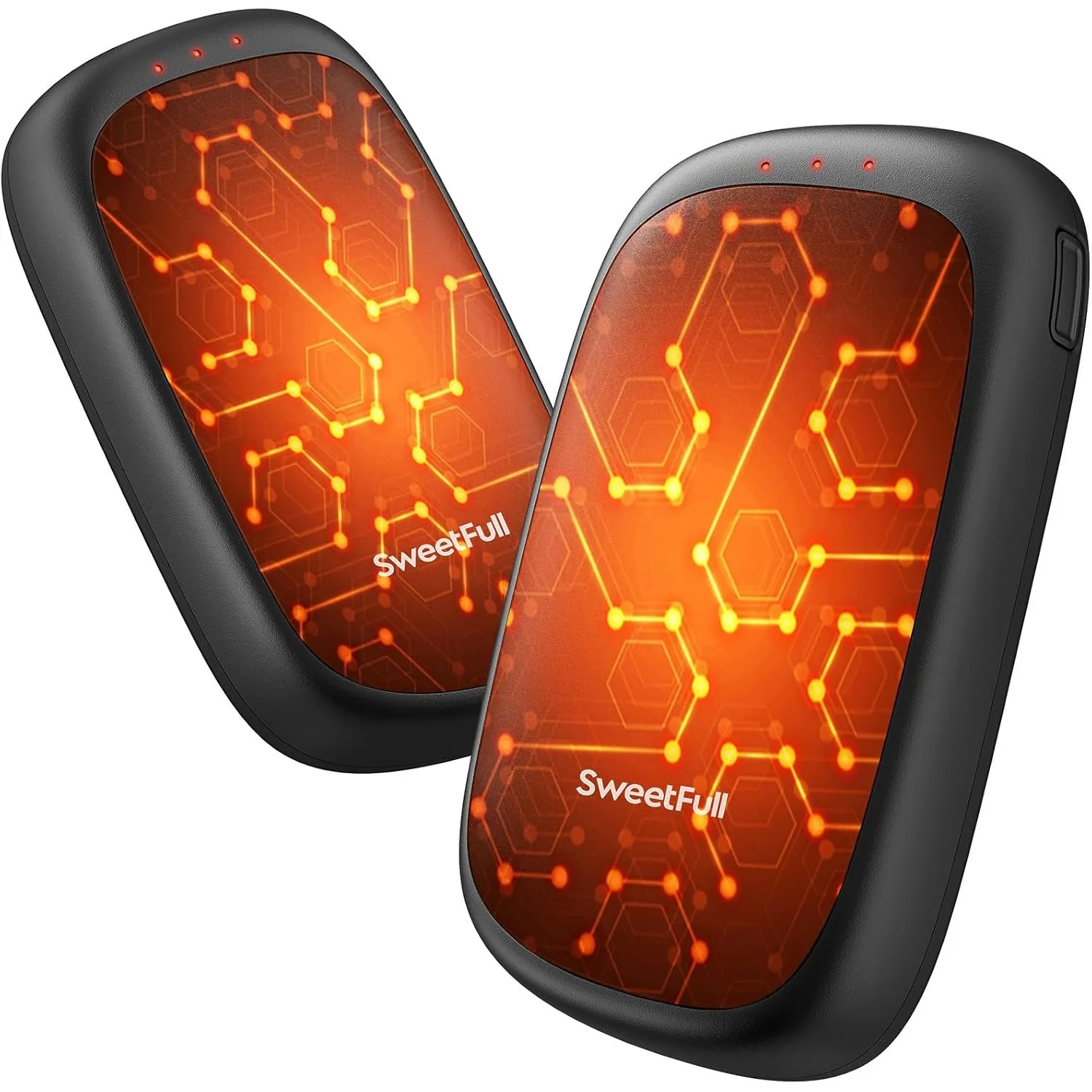 SWEETFULL Handwärmer Elektrisch,4000mAh aufladbar,2 Stück,mit Magnetische