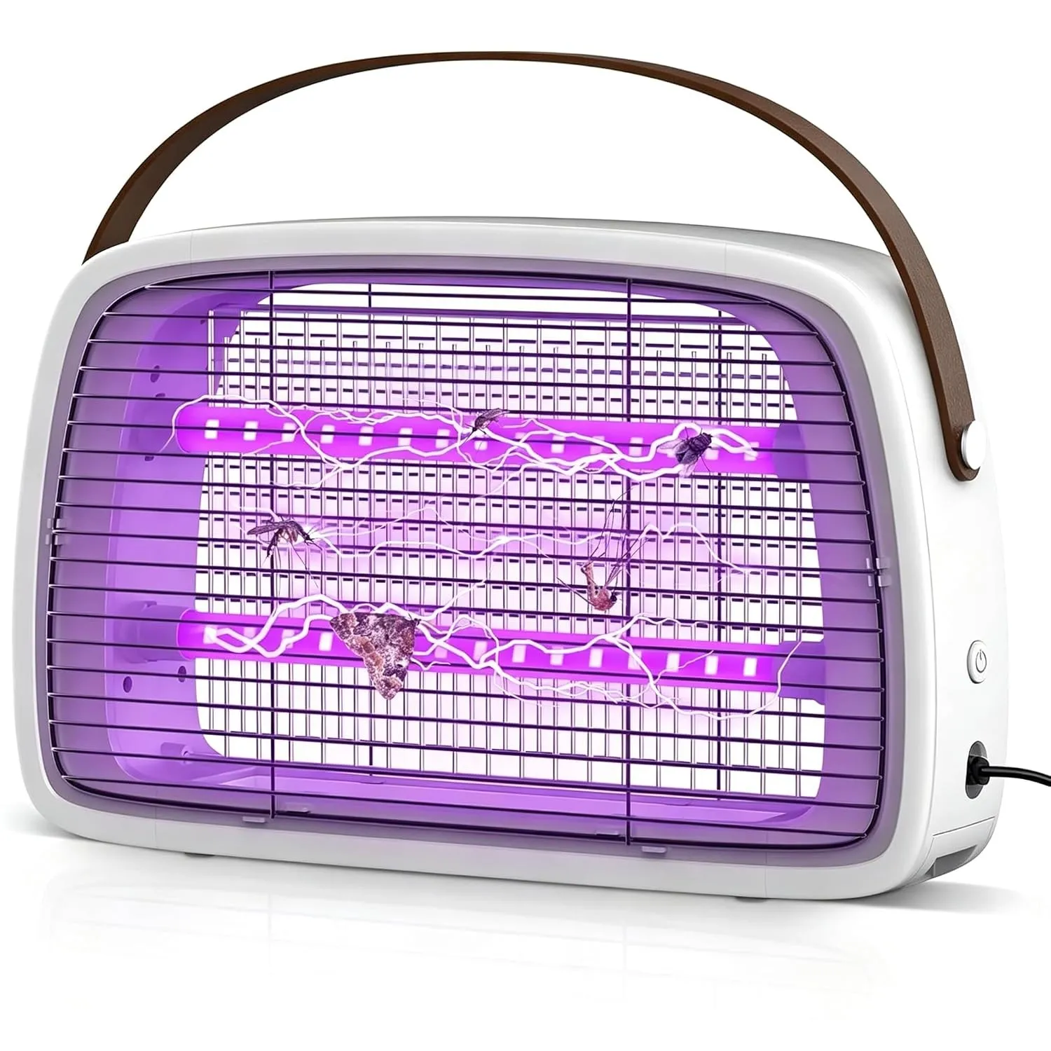 seenlast 3800V Insektenvernichter Elektrischer, 2 LED-UV-Licht Mückenfalle & Fliegenfalle Innenbereich Garten Wandmonti…