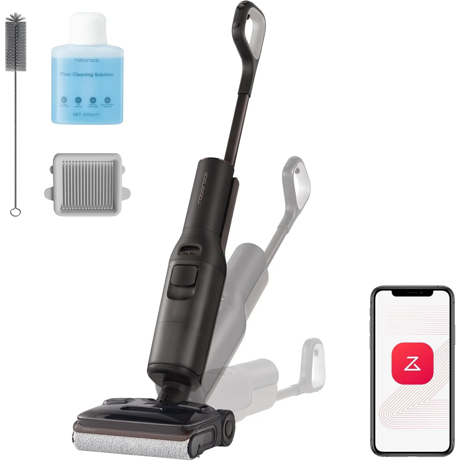 roborock F25 Pro Turbo Nass Trockensauger, 25.000 Pa, 60 Min Laufzeit