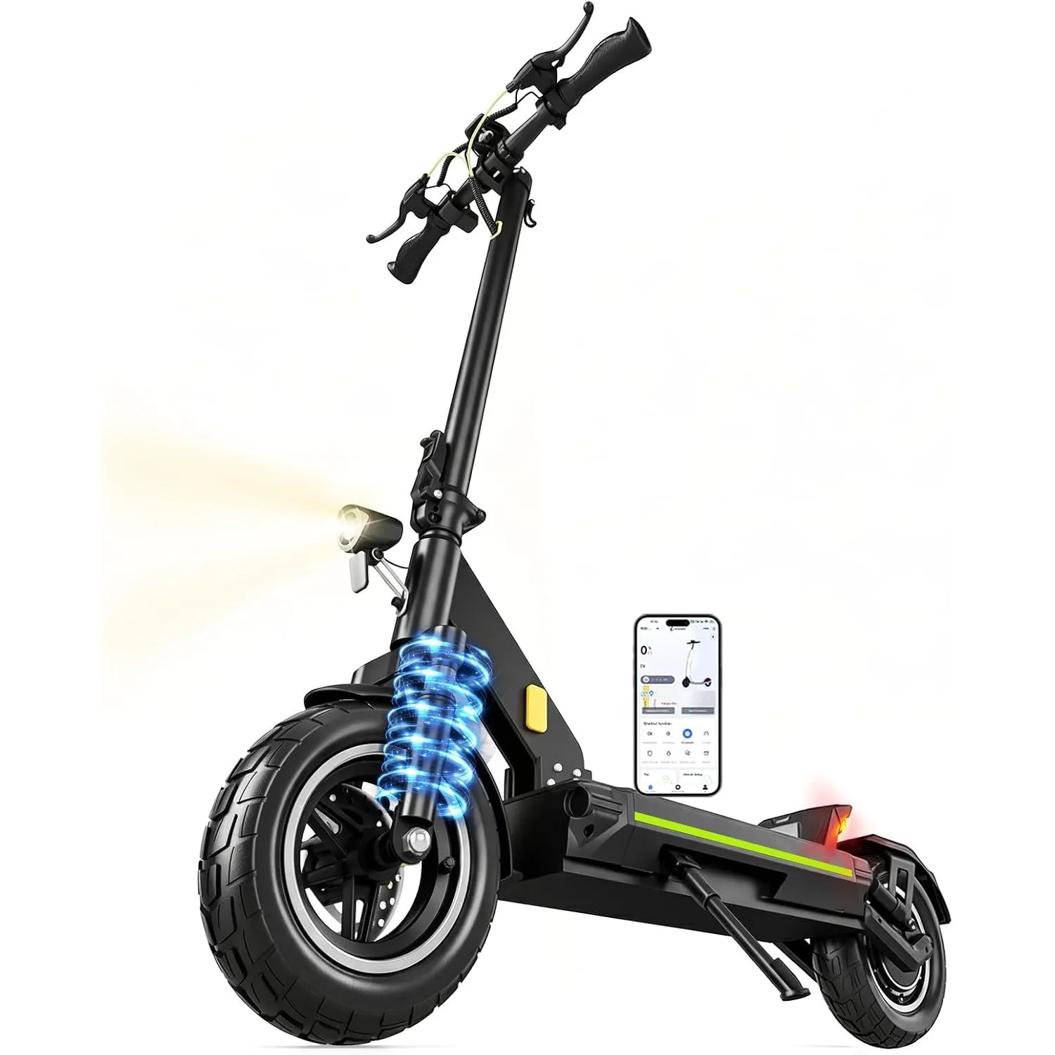 E Scooter mit Straßenzulassung D-Serie, 55-100 km Reichweite, 500W Motor