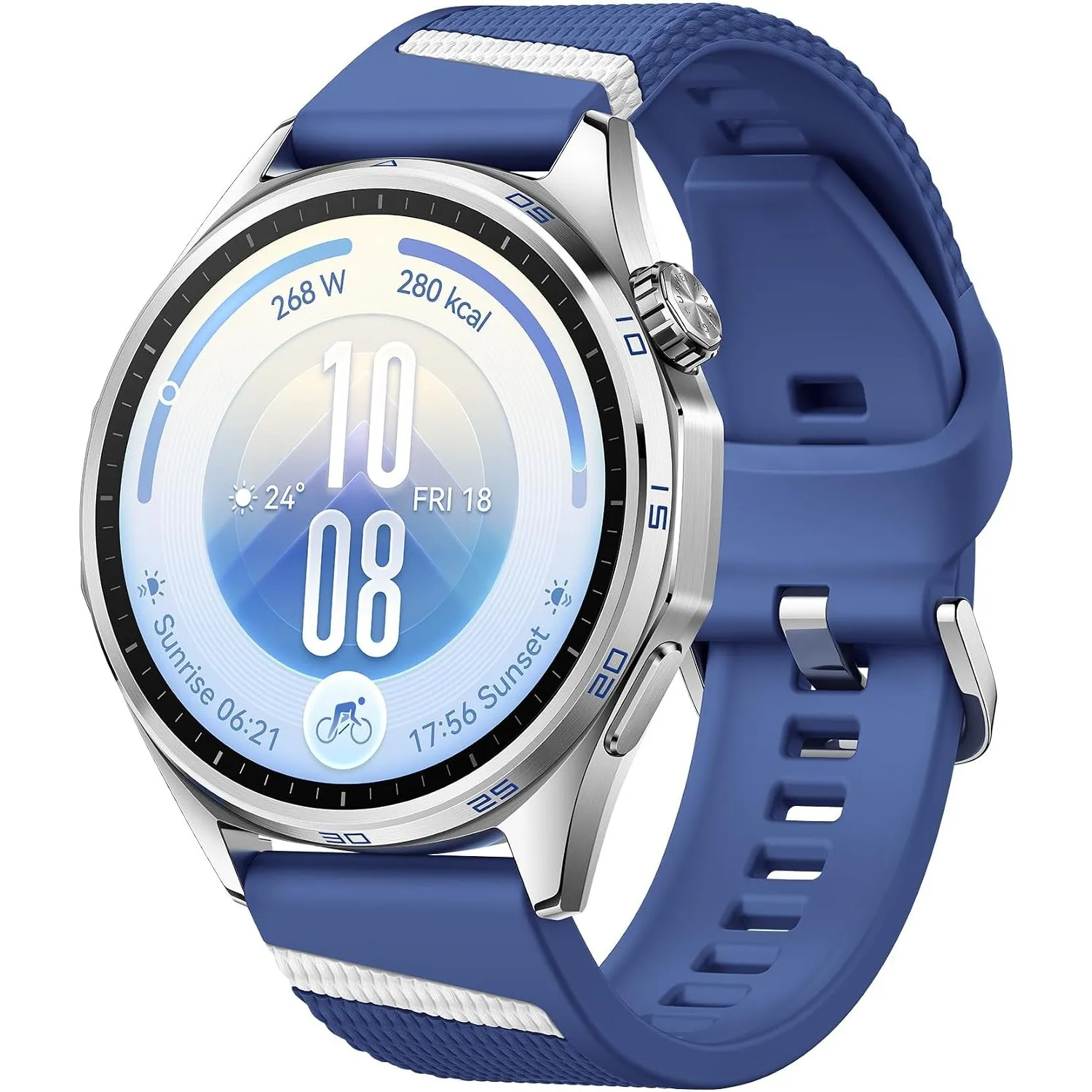 HUAWEI Watch GT 7 Smartwatch mit Ski- & Fahrrad-Features, 46 mm, Blau