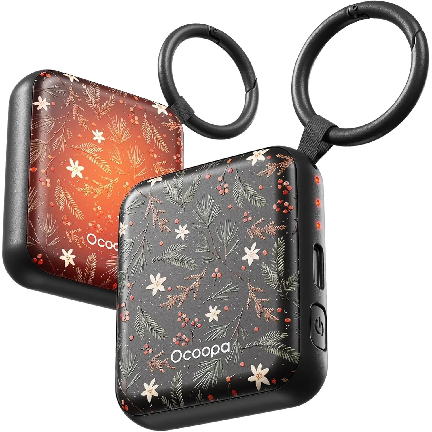 OCOOPA Handwärmer Elektrisch 2er Set, Wiederverwendbar 4000mAh USB Taschenwärmer, 3 Wärmestufen, Maximal 52°C, Nützlich…