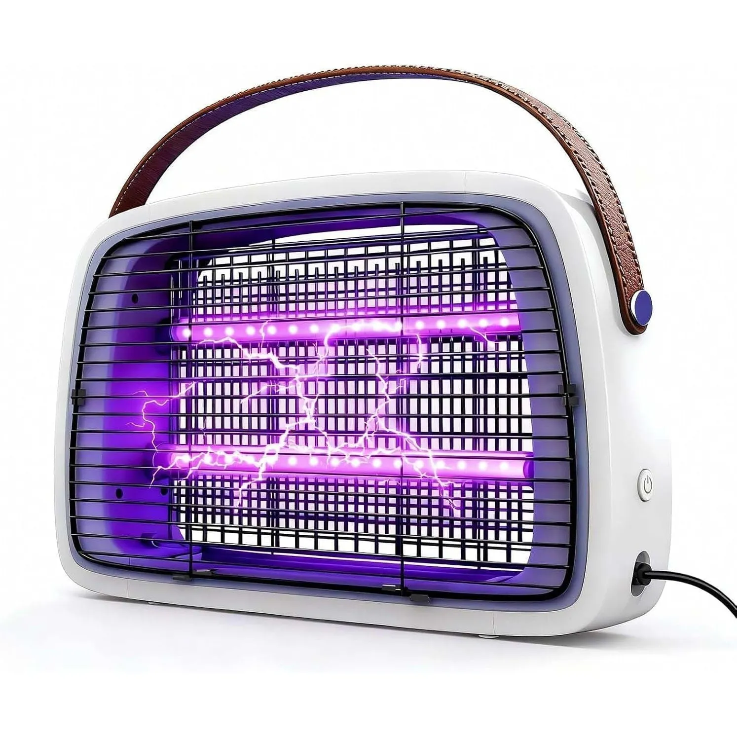 Insektenvernichter elektrisch mit 2 × 6W UVA LEDs, Mückenlampe wandmontage 3800V, Fliegenfalle elektrisch IPX4 für Inne…