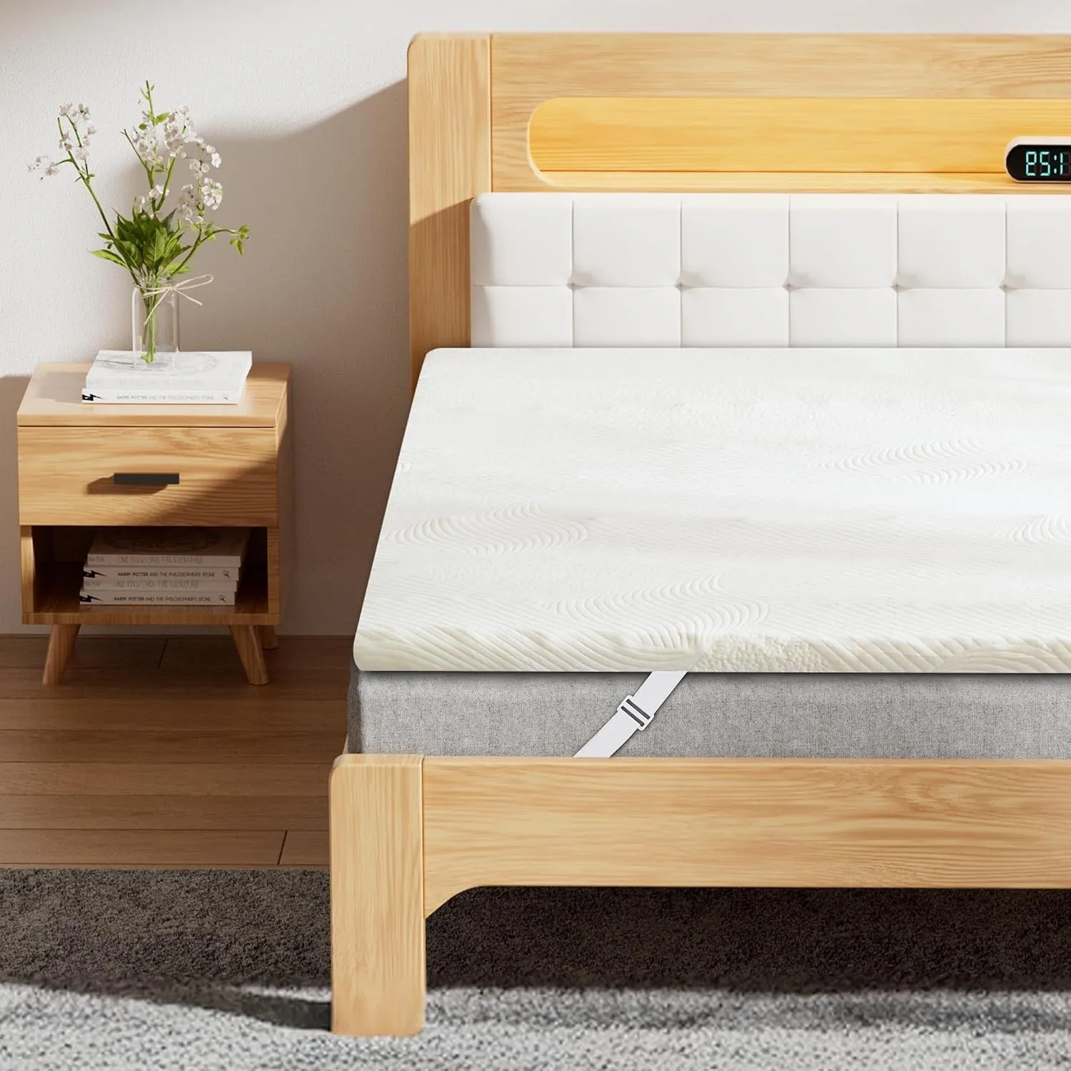 Matratzen Topper 180x200cm H3/H4, 8CM Höhe Matratzentopper für Schlafsofa Bett, Boxspringbett, Wohnwagen, Schlafsofa, R…