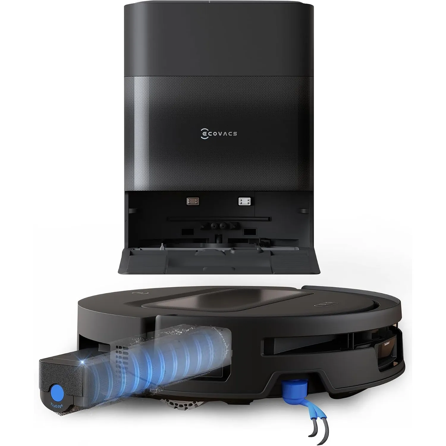 ECOVACS DEEBOT T90 MAX Omni Saugroboter mit Wischfunktion, 30.000 Pa Blast