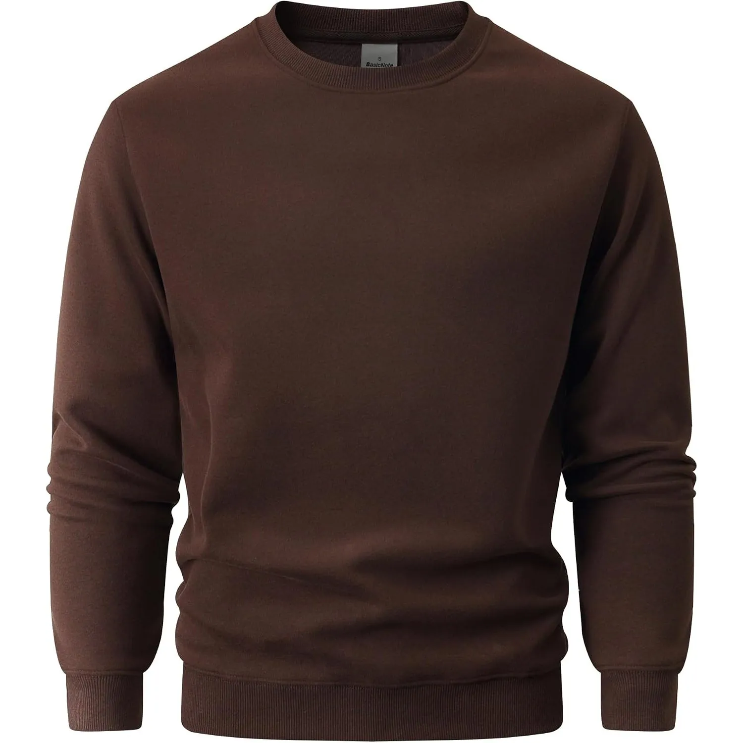 Herren Rundhals-Sweatshirt, 330g mittelschwer, außen angeraut