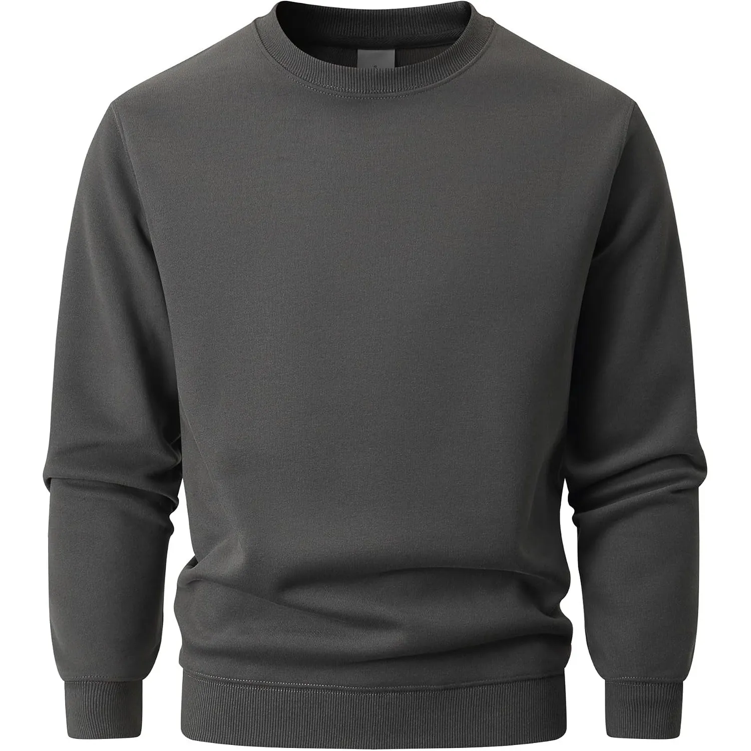 Herren Rundhals-Sweatshirt, 330g mittelschwer, außen angeraut