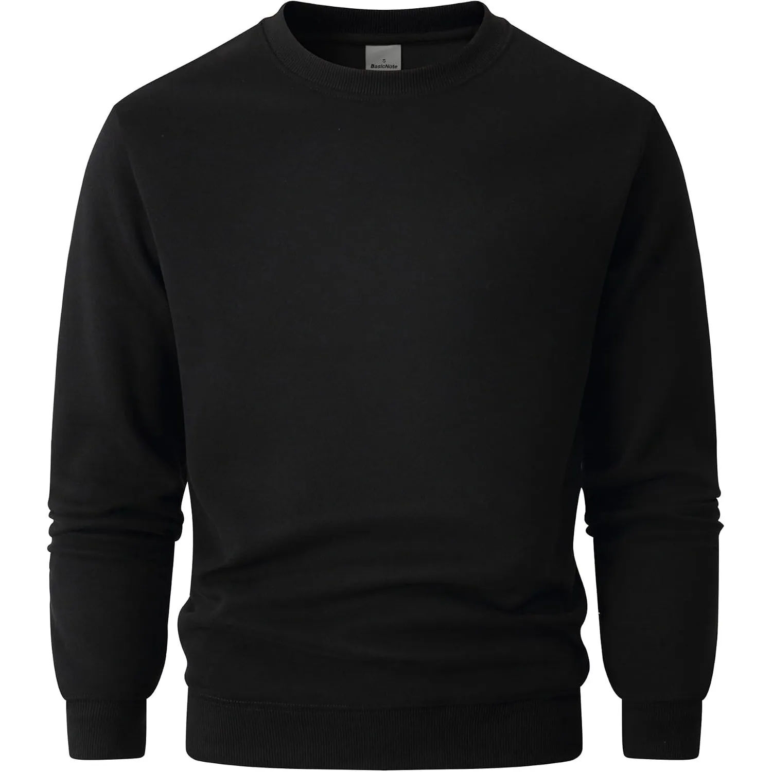 Herren Rundhals-Sweatshirt, 330g mittelschwer, außen angeraut