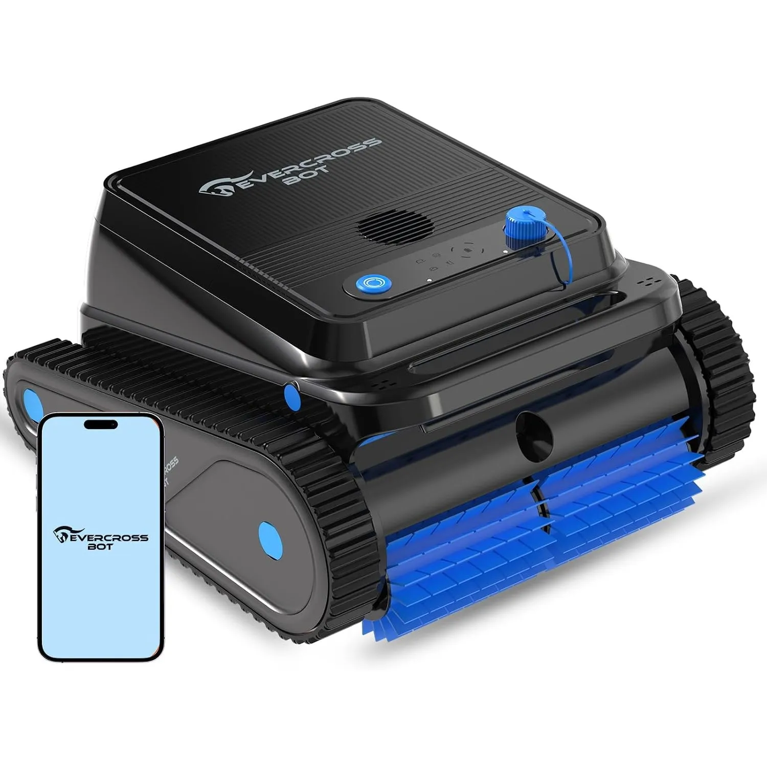 Kabelloser Poolroboter mit Wand- & Wasserlinienreinigung | Intelligente Routenplanung, bis zu 120 Min. Laufzeit, Auto-P…