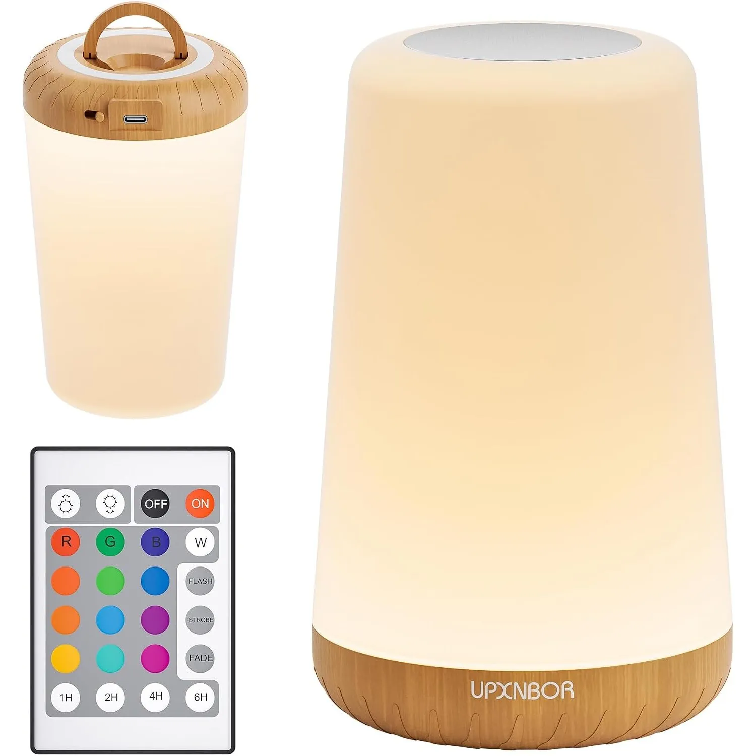 LED Nachttischlampe, Nachtlicht für Schlafzimmer & Kinderzimmer