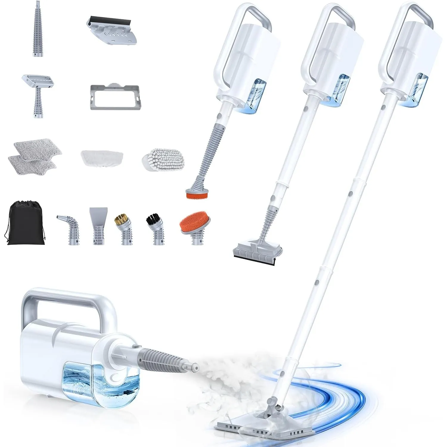 Dampfreiniger mit abnehmbarem Handdampfreiniger