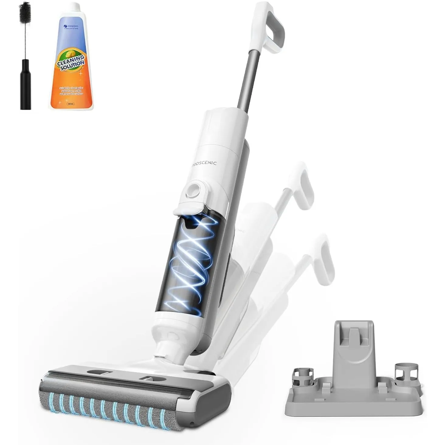 Proscenic F10 Ultra+ Nass Trockensauger, 60 Min Staubsauger mit Wischfunktion, Smart 3 in 1 Wet and Dry Vacuum Cleaner,…