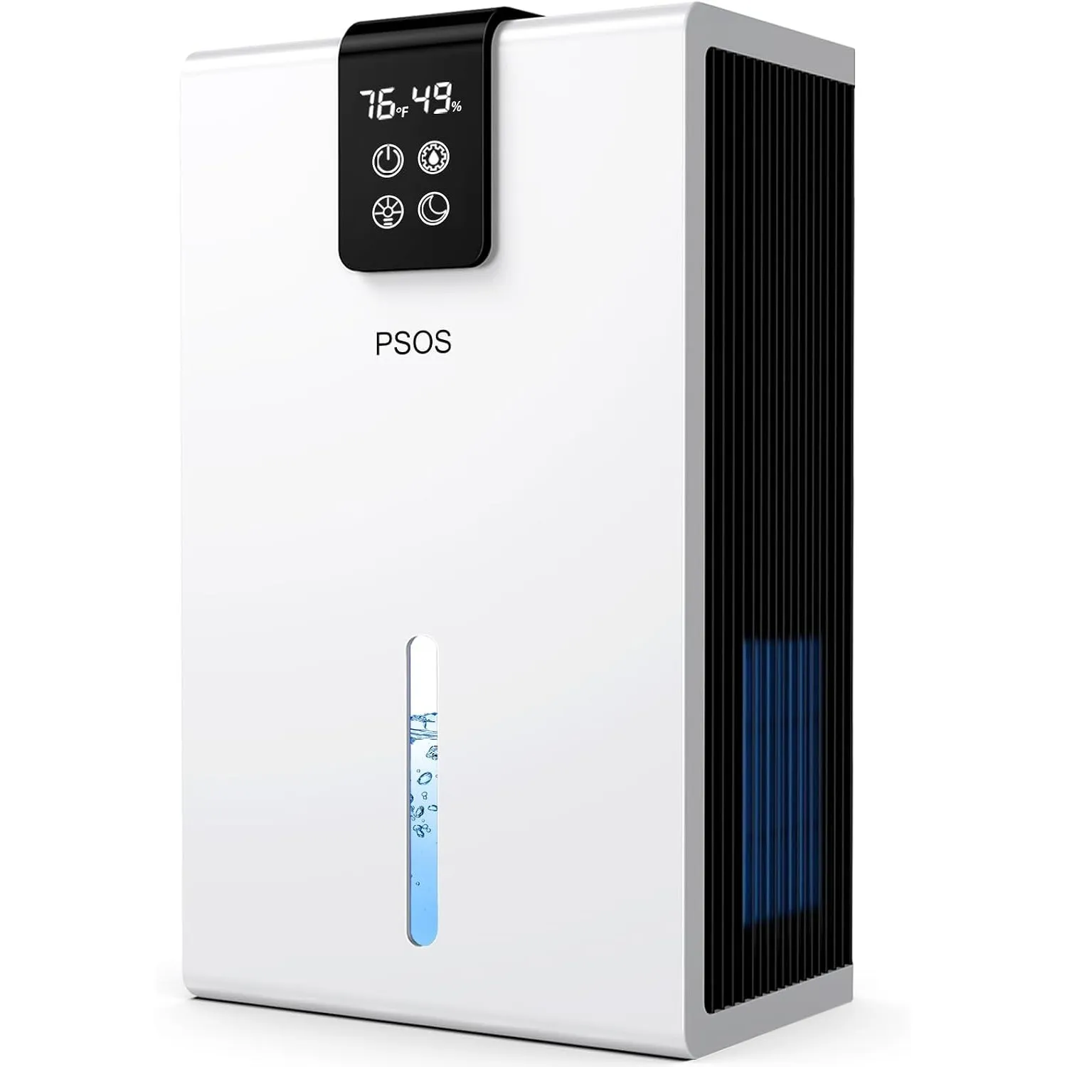 PSOS Luftentfeuchter, 2800ML Elektrischer Luftentfeuchter mit Ultra-Leise Automatischer Abschaltung, 7 Farben Licht Ent…