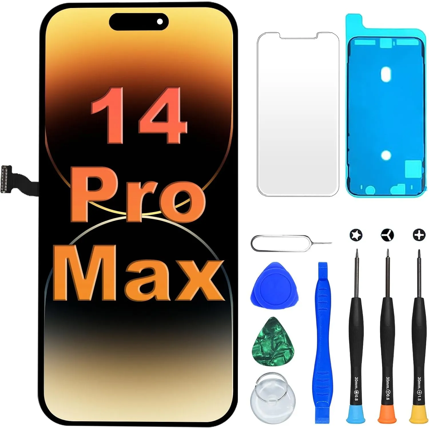 Digi4U LCD Display Ersatz für iPhone 14 Pro Max A2895 Bildschirm